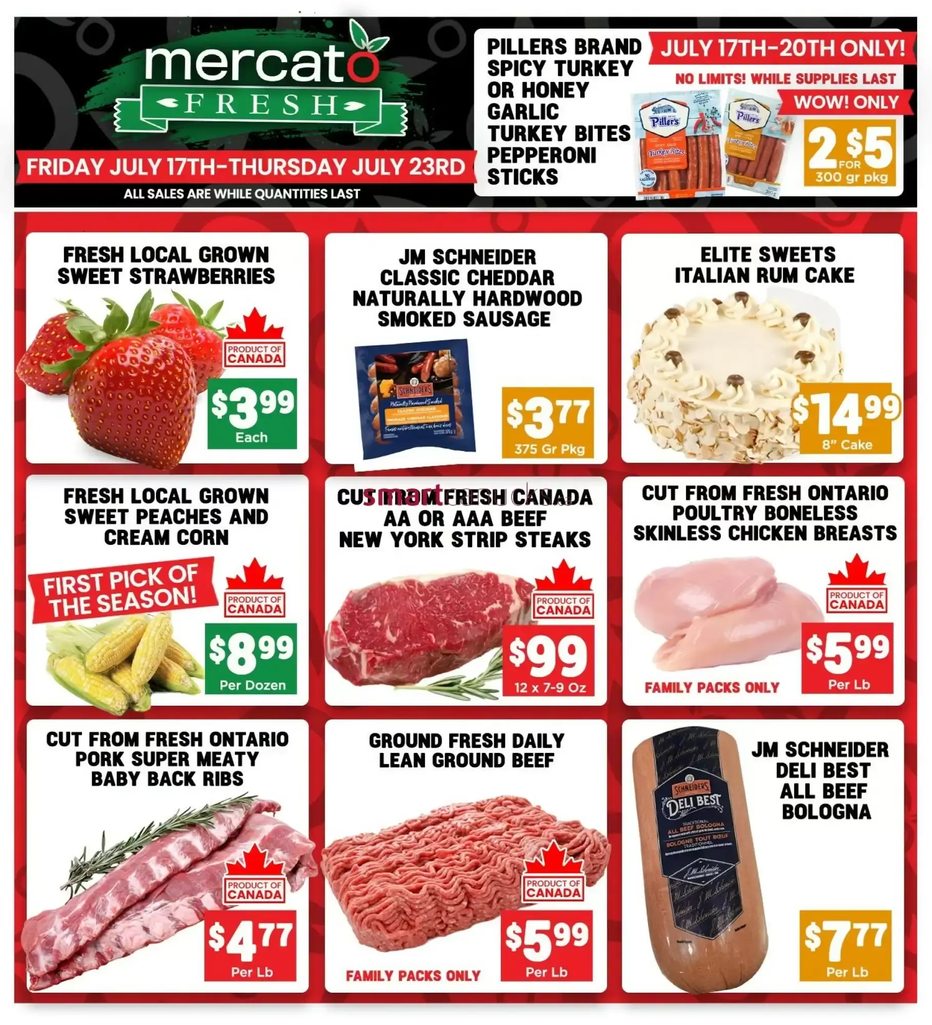 Mercato Fresh flyer week 29 from July 17 to July 23 2026 - flyer page 1