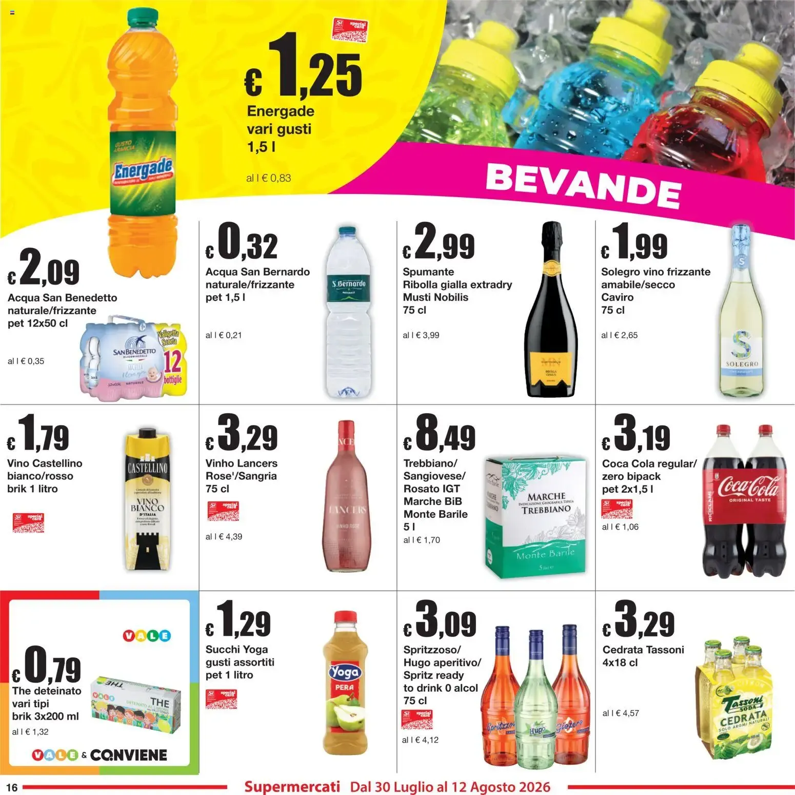 Sì con Te volantino dal 30/07/2026 - online Offerte da 30 luglio a 12 agosto di 2026 - Pagina del volantino 16