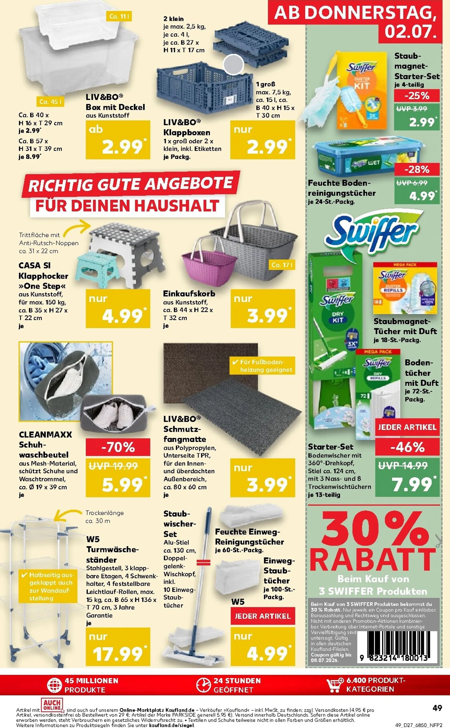 Kaufland Prospekt nächste Woche – von Donnerstag 02.07.2026 bis Mittwoch 08.07.2026 von 2. Juli bis 8. Juli 2026 - Prospekt seite 50