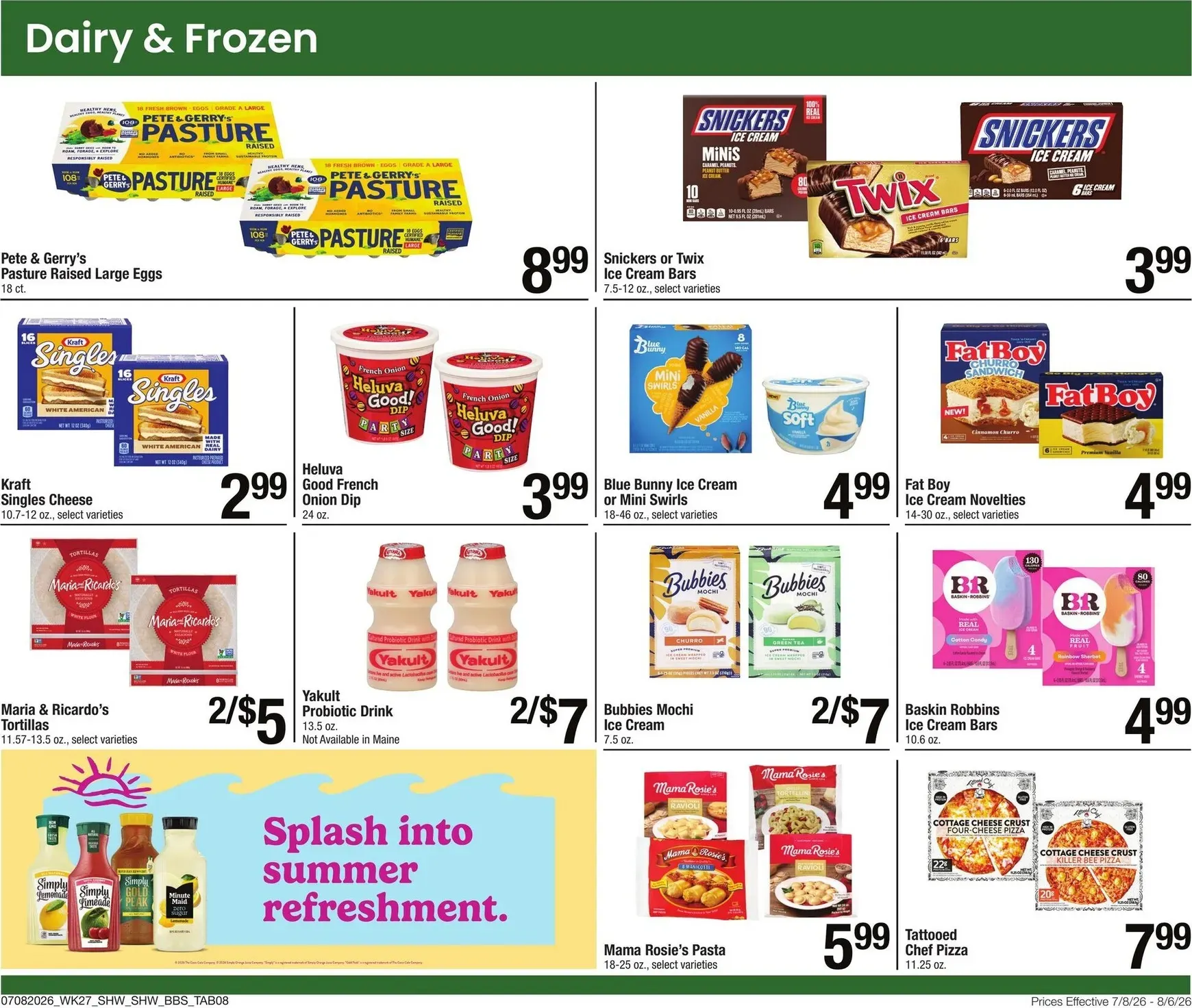 Weekly ad Current Shaw's - Big Book of Savings leaflet valid from Wednesday 07/08/2026 to Thursday 08/06/2026 from July 8 to August 6 2026 - Page 7