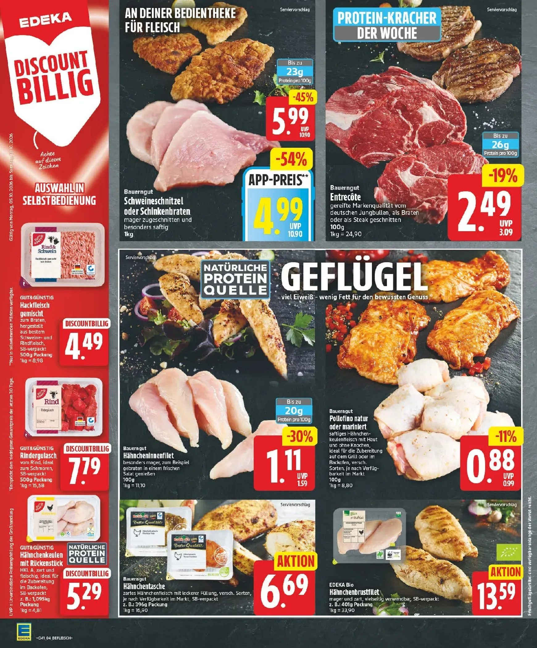 Edeka Prospekt nächste Woche – von Montag 05.10.2026 bis Samstag 10.10.2026 von 5. Oktober bis 10. Oktober 2026 - Prospekt seite 4