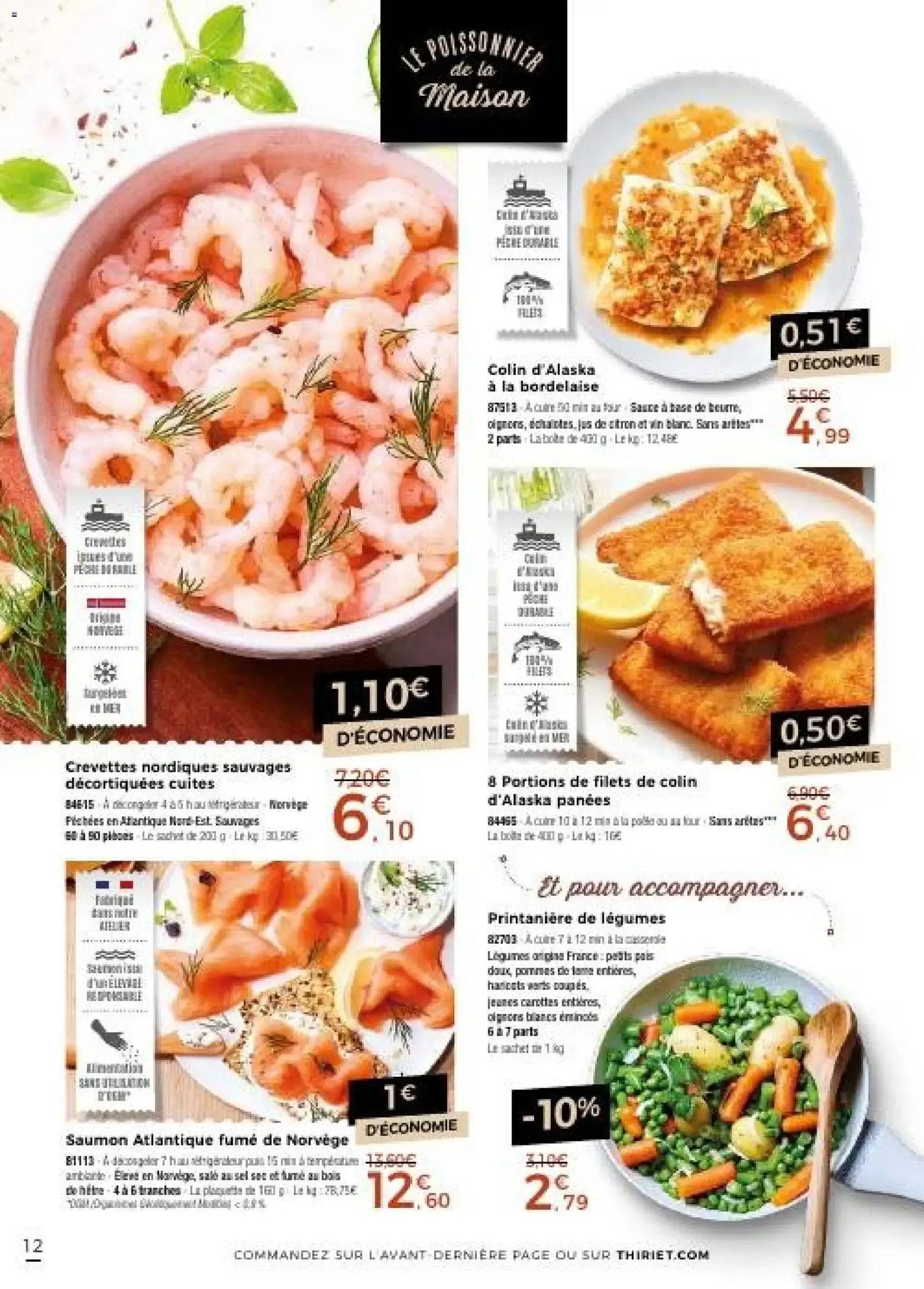 Thiriet Catalogue livraison à domicile à partir du 30/09/2026 - promo en ligne du 30 septembre au 22 octobre 2026 - Catalogue page 12