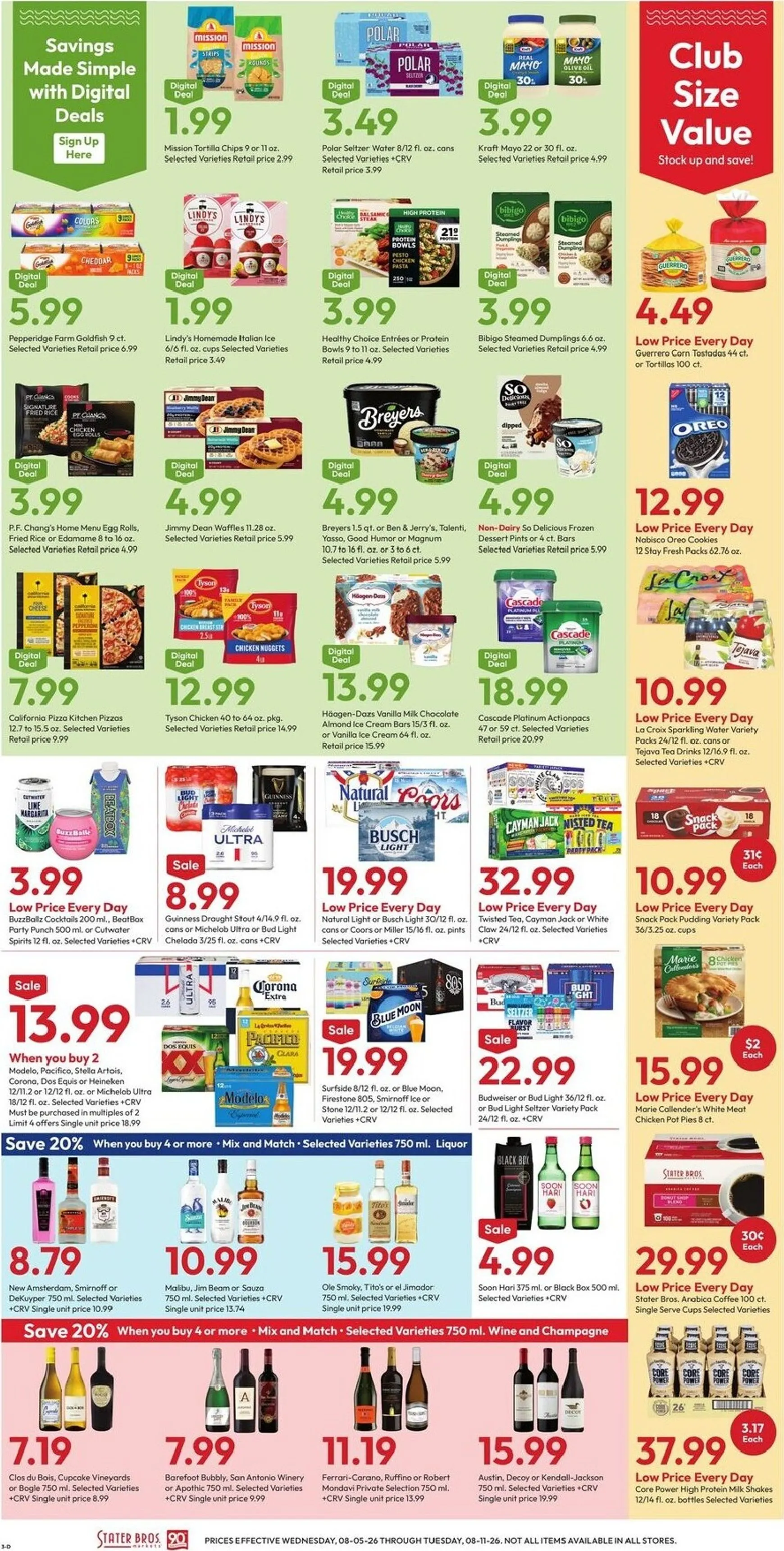 Weekly ad Stater Bros. 90th Anniversary Sales Brochure from August 5 to August 11 2026 - Page 3