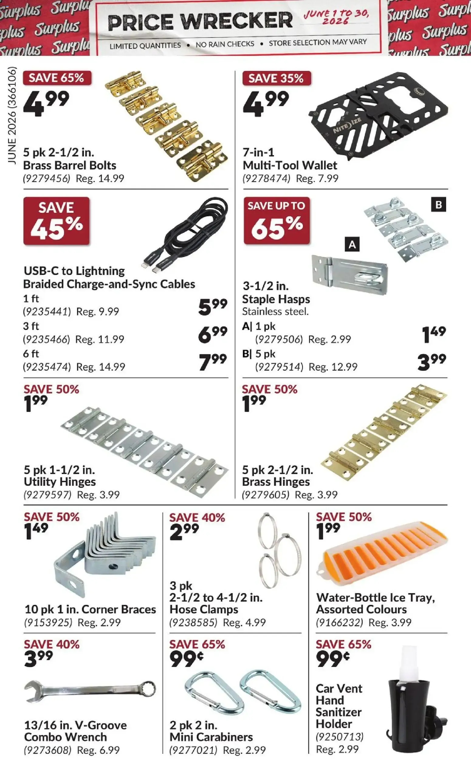 Princess Auto flyer - Price Wrecker from Jun 1, 2026 > weekly specials & deals from June 1 to June 30 2026 - flyer page 3