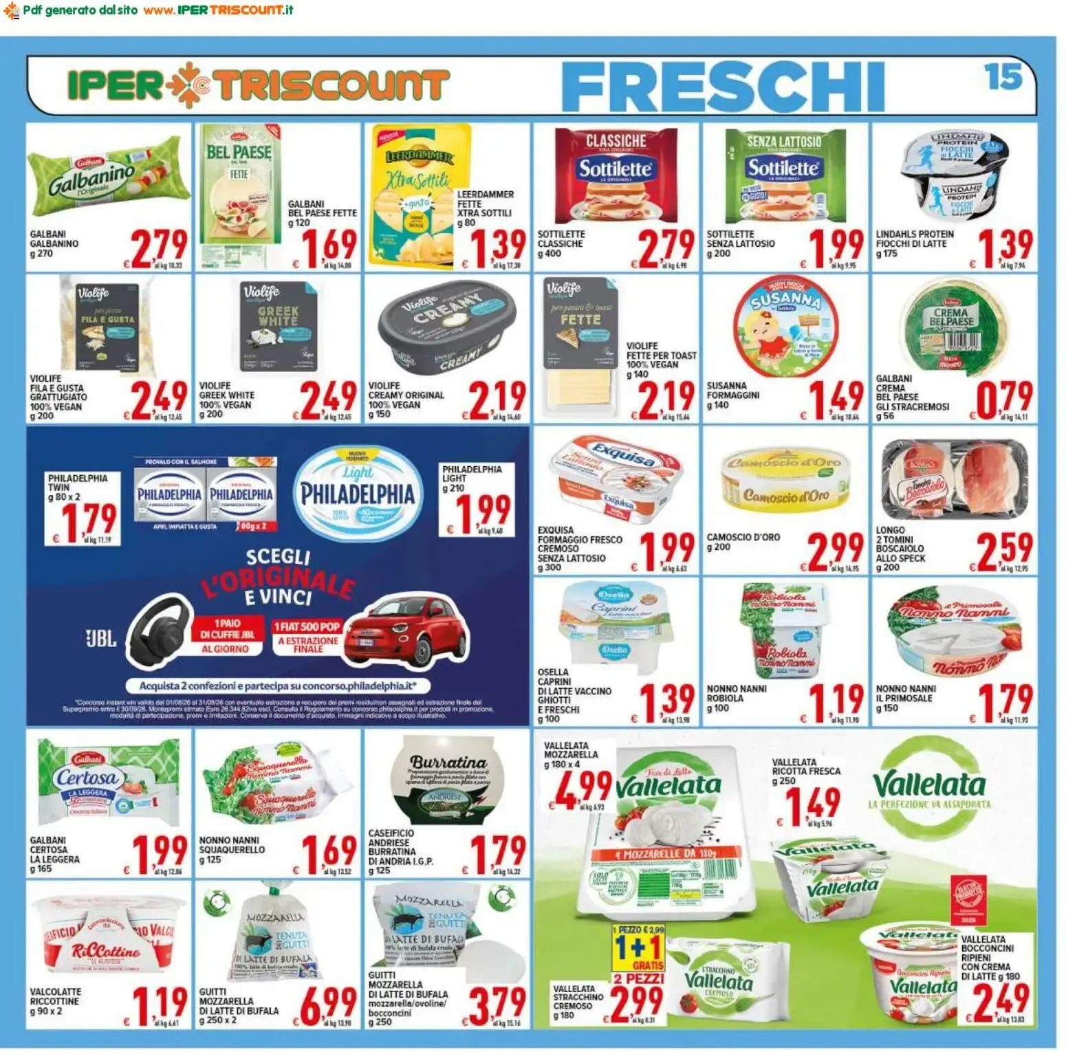 Iper Triscount Supermercati - Anniversario! Offerte valide dall'1 al 9 luglio 2026 da 1 luglio a 9 luglio di 2026 - Pagina del volantino 15