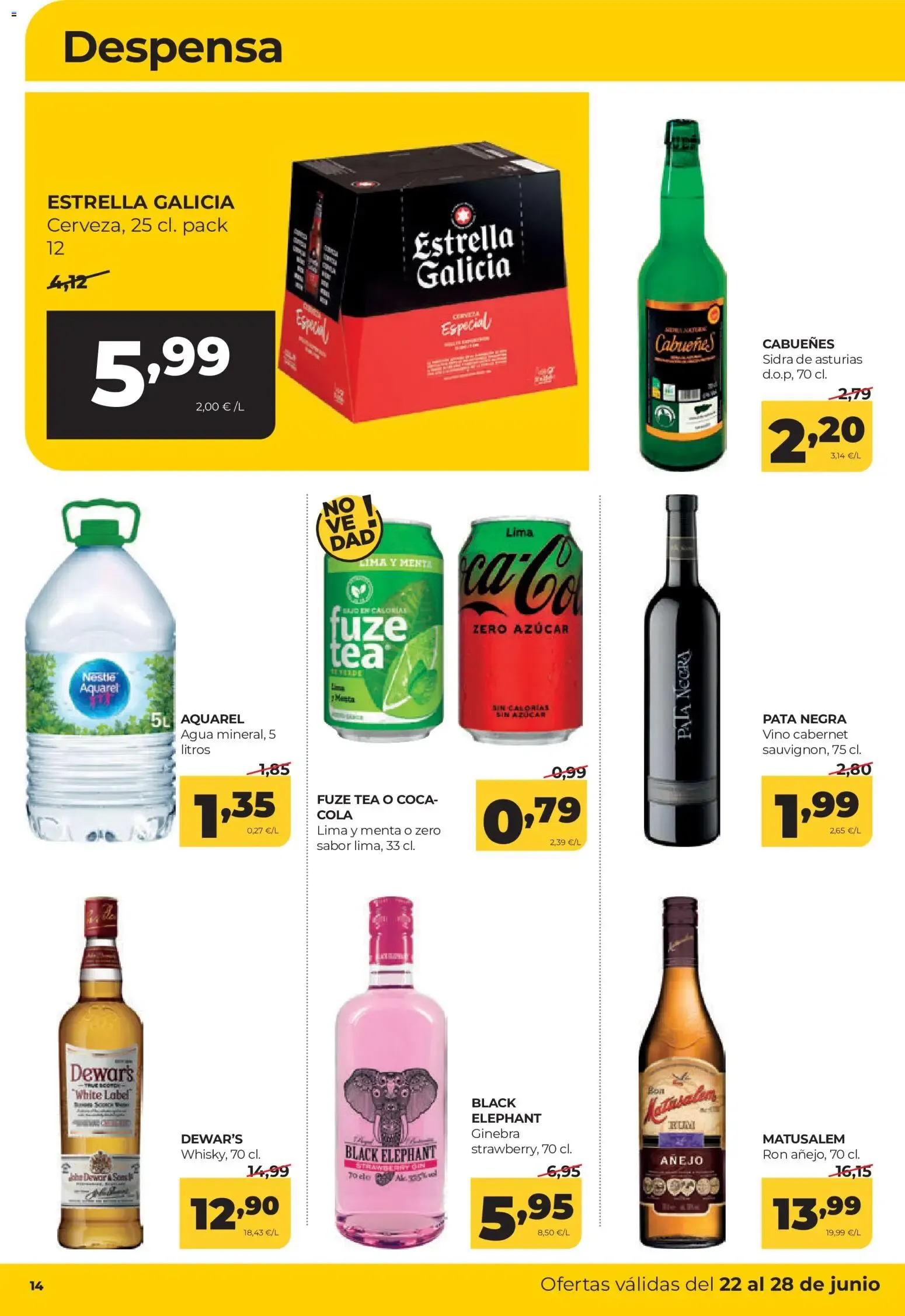 Catálogo de Alimerka folleto >> 22/06 - 28/06/2026 (catálogo) 22 de junio al 28 de junio 2026 - Página 14