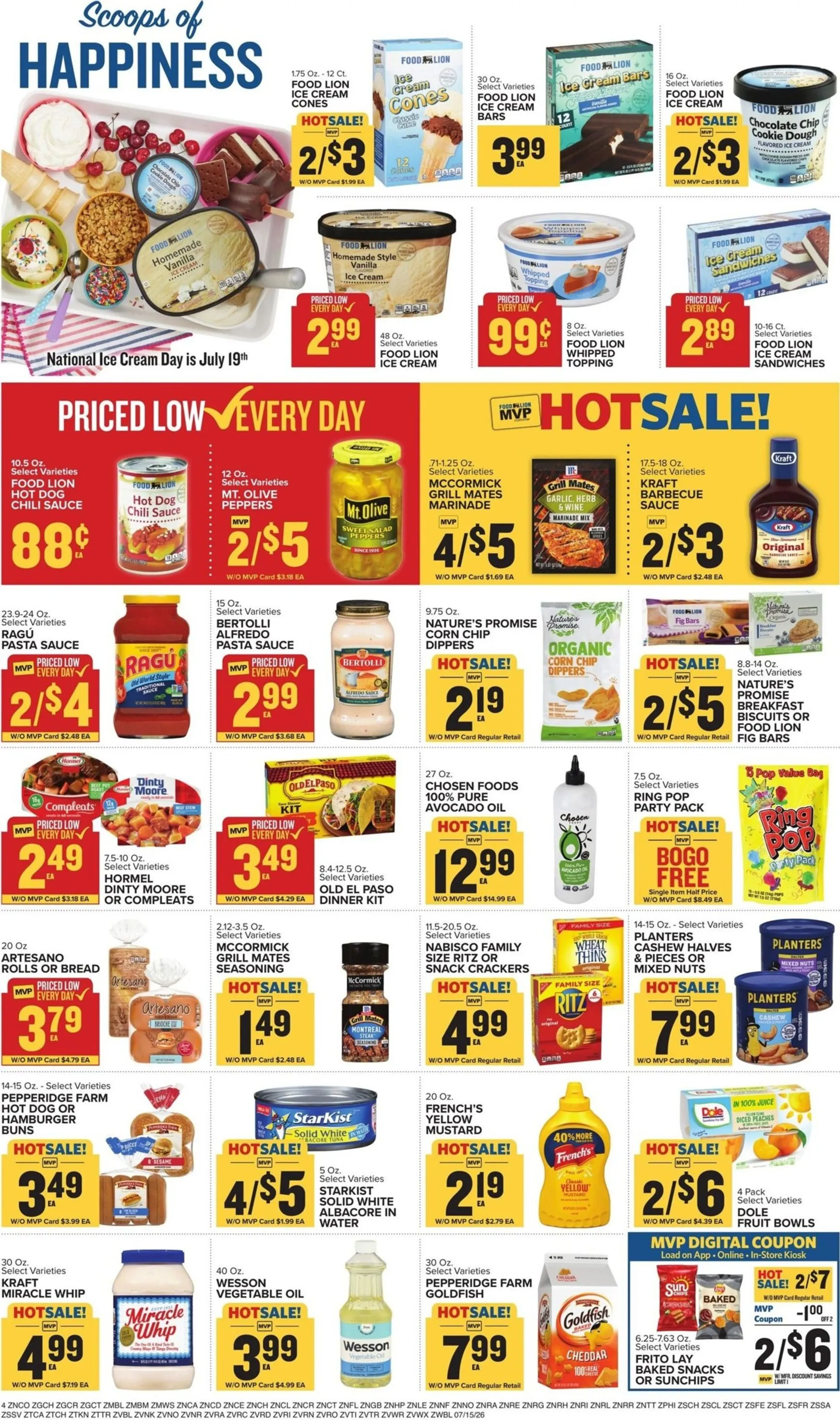 Weekly ad Food Lion Sunny Savings for Summer Hot Sale from July 15 to July 21 2026 - Page 8