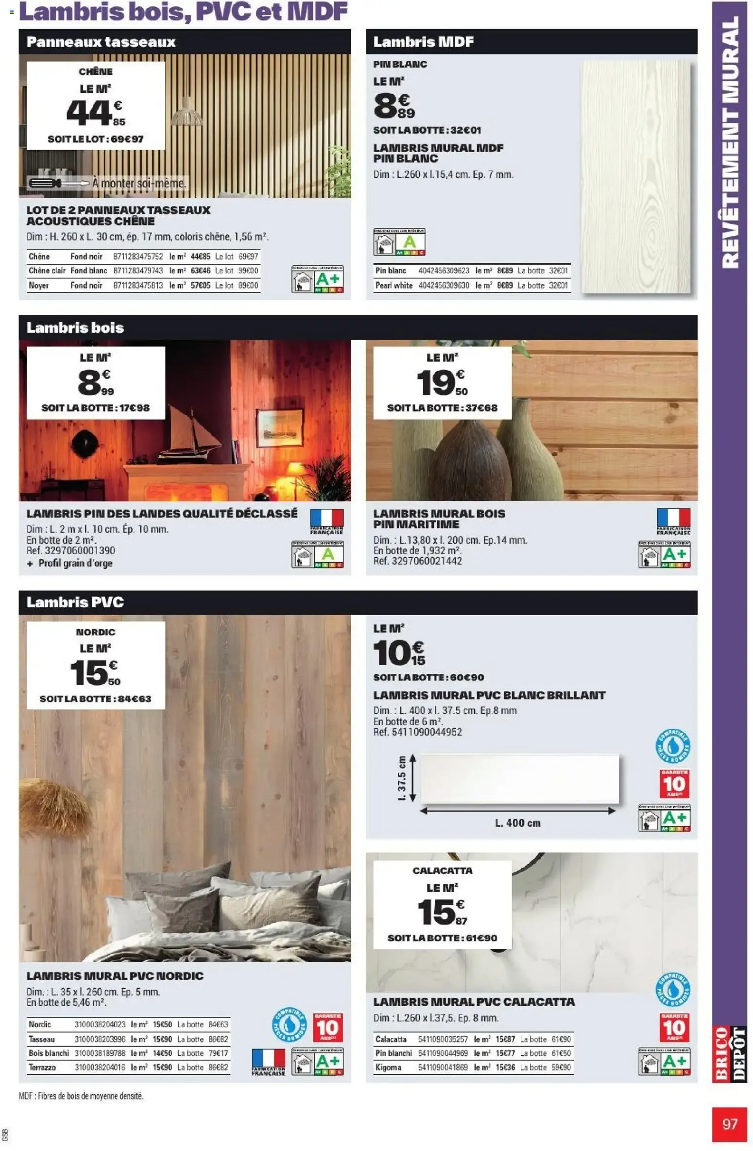 L'OFFICIEL DU BRICOLAGE - Automne du 17 septembre au 1 octobre 2026 - Catalogue page 97