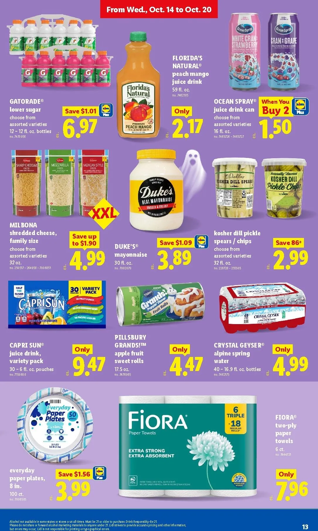 Weekly ad Current Lidl leaflet valid from Wednesday 10/14/2026 to Tuesday 10/20/2026 from October 14 to October 20 2026 - Page 13
