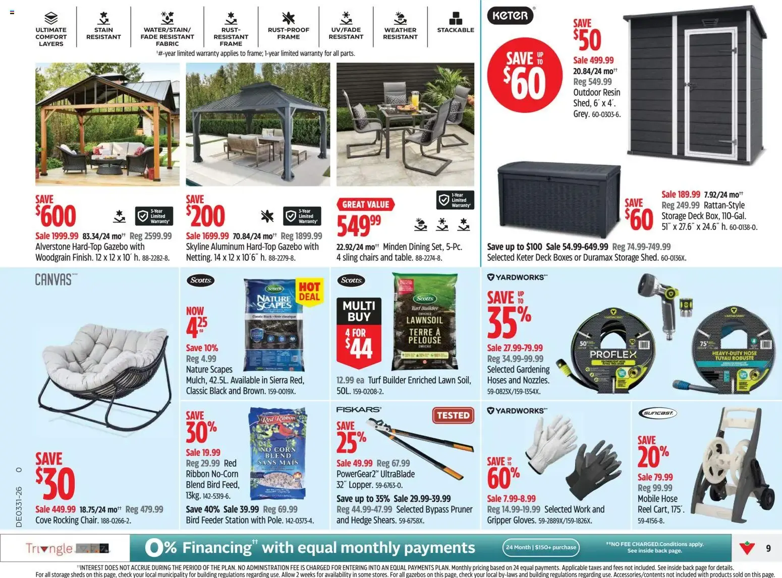 Canadian Tire weekly flyer from Jul 30, 2026 > weekly specials & deals from July 30 to August 5 2026 - flyer page 9