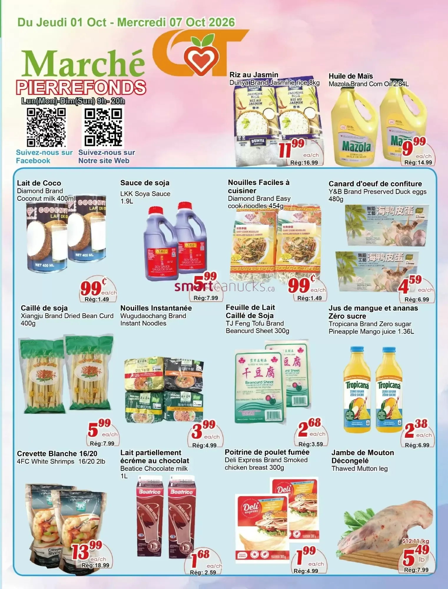 Marché PIERREFONDS from October 1 to October 7 2026 - flyer page 1