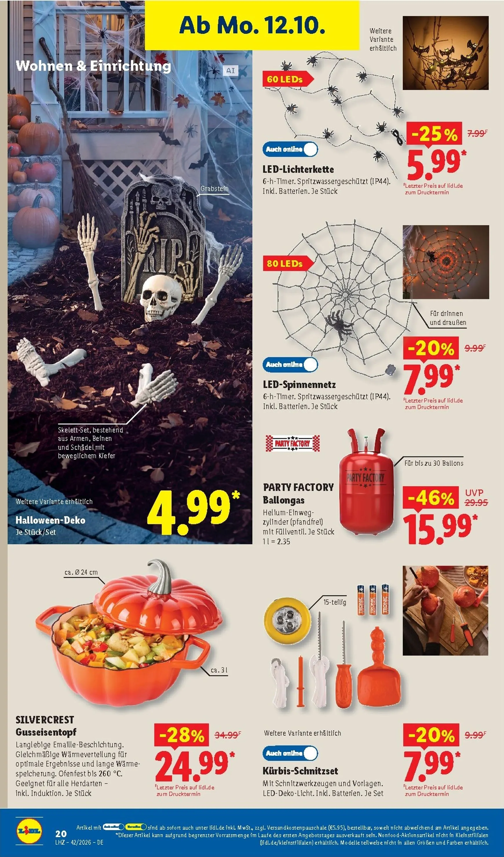 Lidl - Angebot der Woche Prospekt nächste Woche – von Montag 12.10.2026 bis Samstag 17.10.2026 von 12. Oktober bis 17. Oktober 2026 - Prospekt seite 10