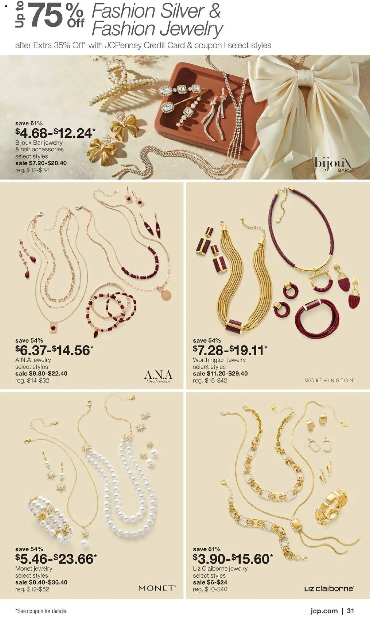 Weekly ad JCPenney Our Biggest Jewelry Sale of the season from September 28 to October 25 2026 - Page 30