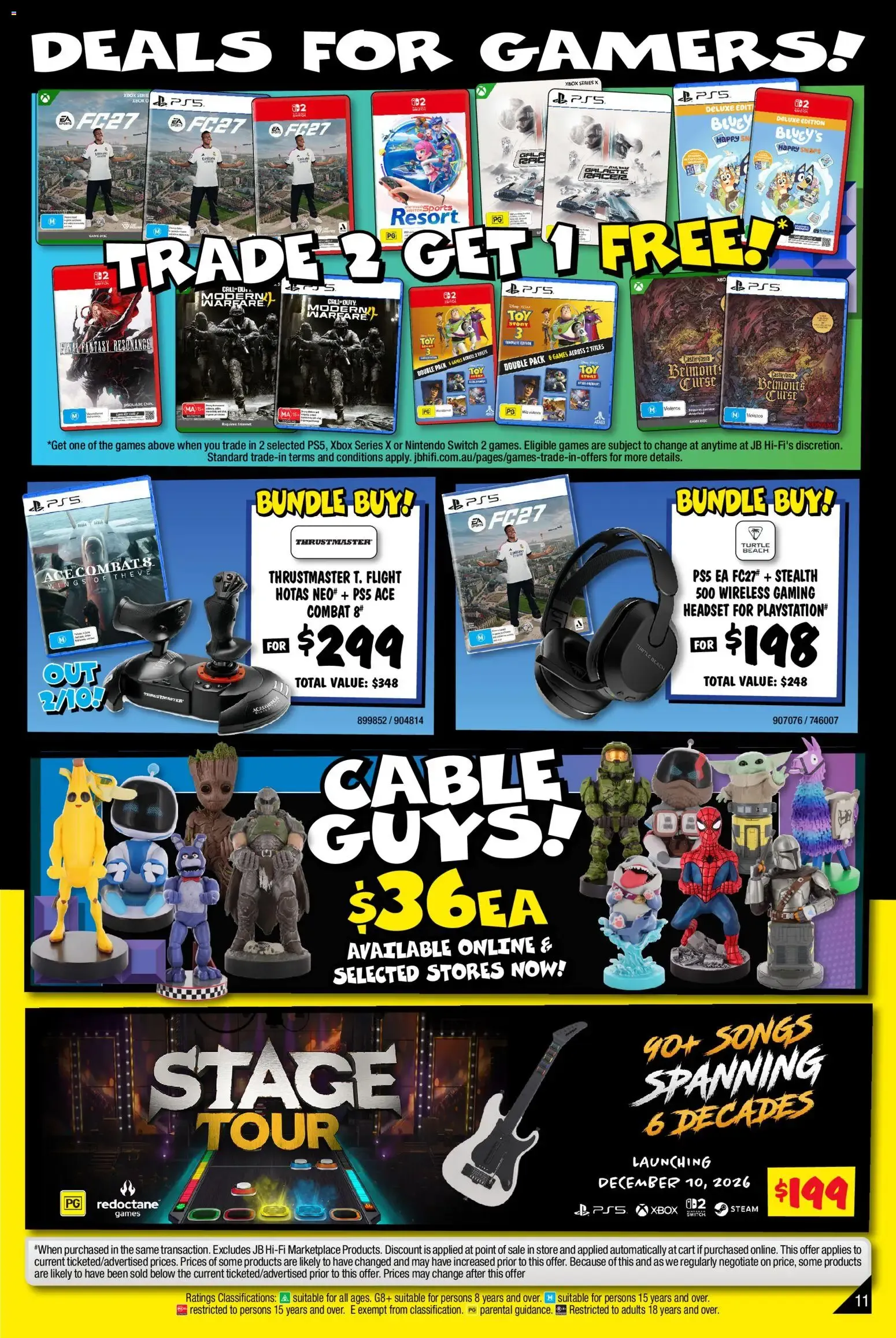 JB Hi-Fi catalogue Mega Gaming Sale - 24/09/2026 > weekly / monthly specials - Catalogue valid from 24 September to 11 October 2026 - page 11