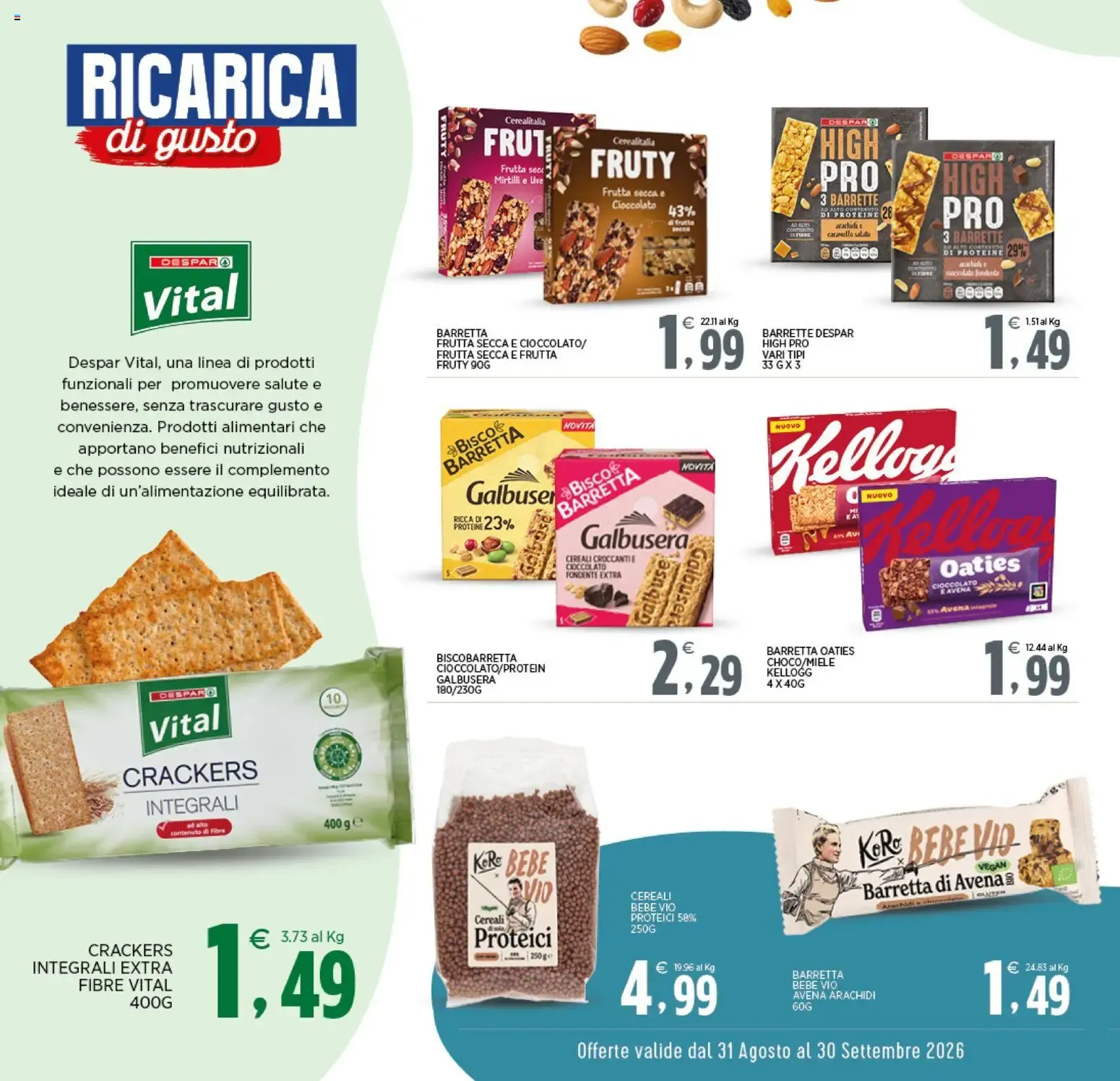 Nuovo Interspar volantino Gusto e Benessere dal 31/08/2026 > offerte anteprima 🛍️ da 31 agosto a 30 settembre di 2026 - Pagina del volantino 10