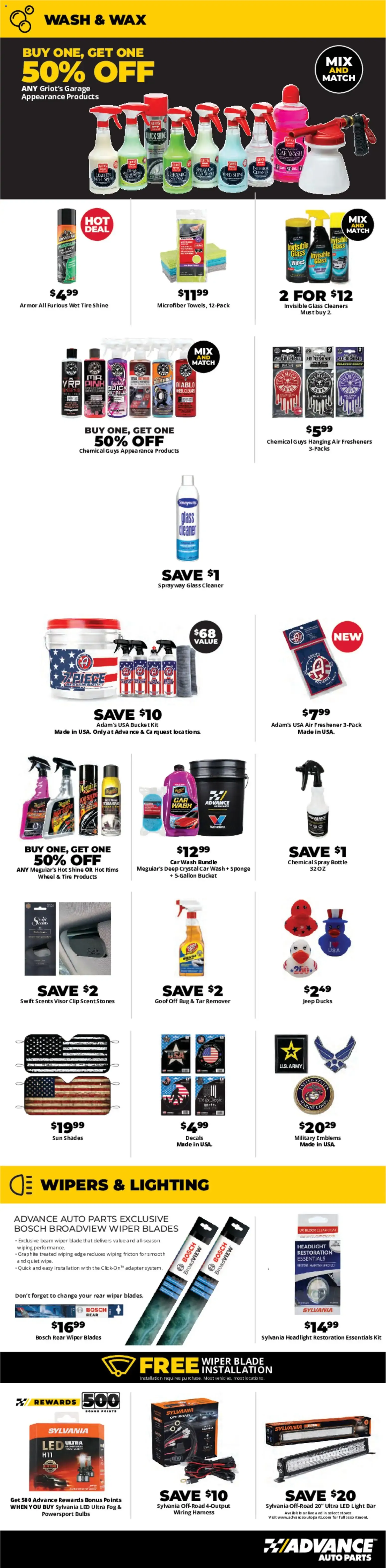 Weekly ad Advance Auto Parts Weekly Ad from 07/19/2026 - Flyer from July 19 to August 15 2026 - Page 5