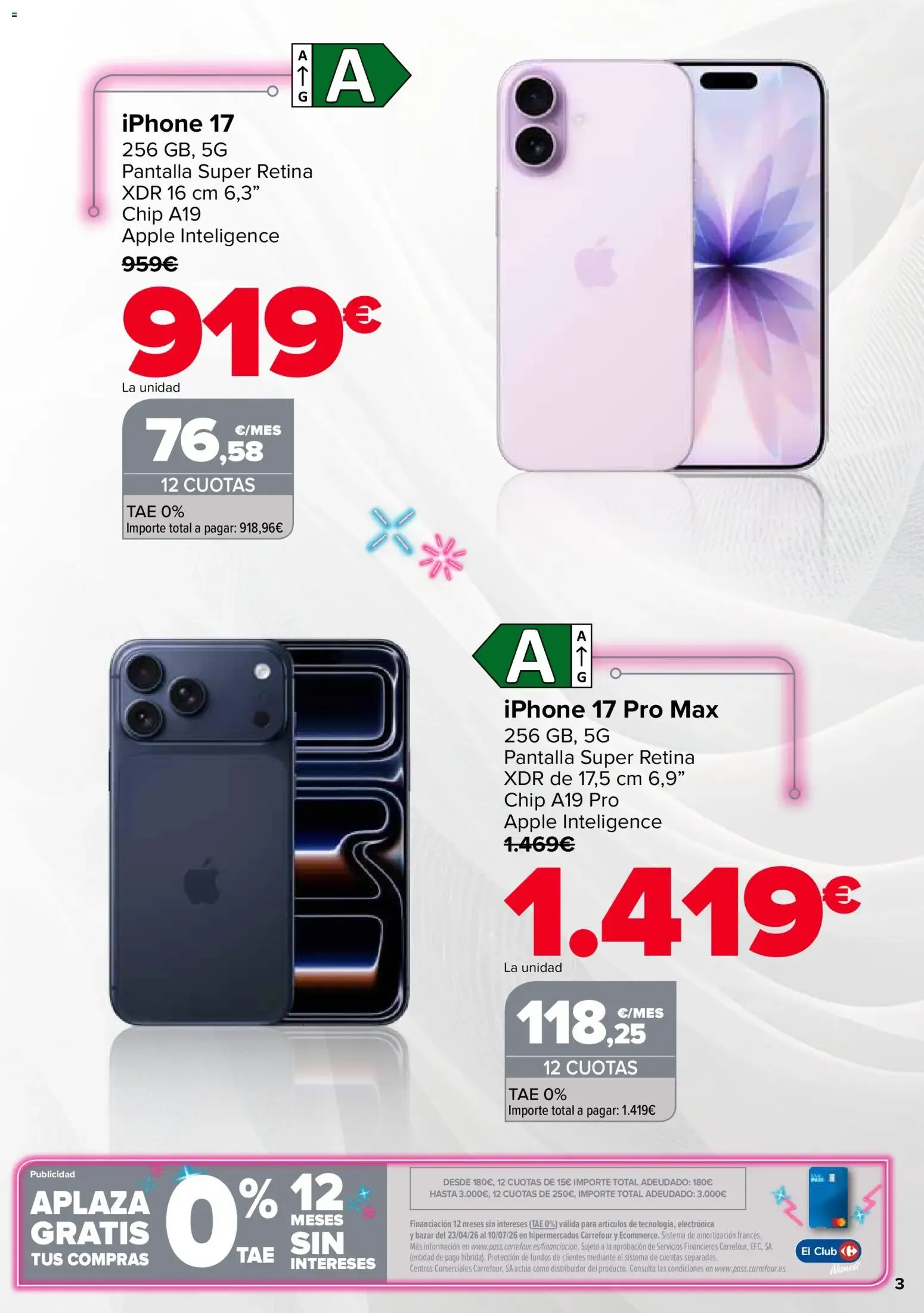 Catálogo de Carrefour Apple Days del 09/06/2026 | Catálogo 9 de junio al 18 de junio 2026 - Página 3