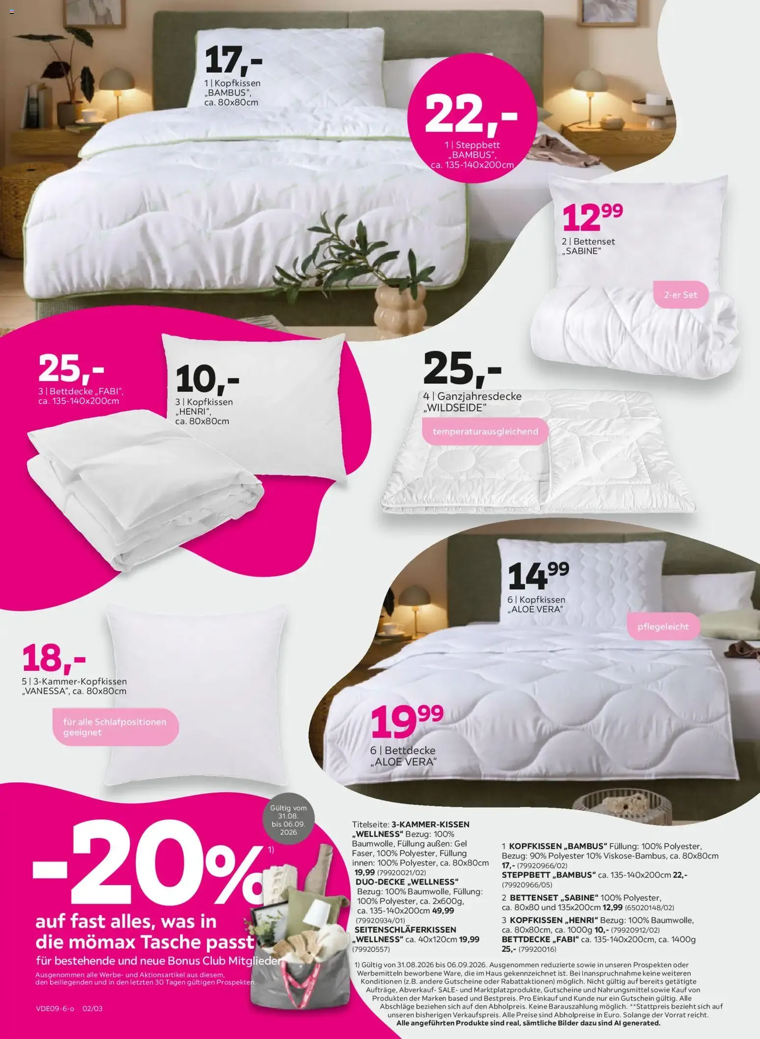 Mömax Pink Shopping Aktionen von 31. August bis 6. September 2026 - Prospekt seite 2