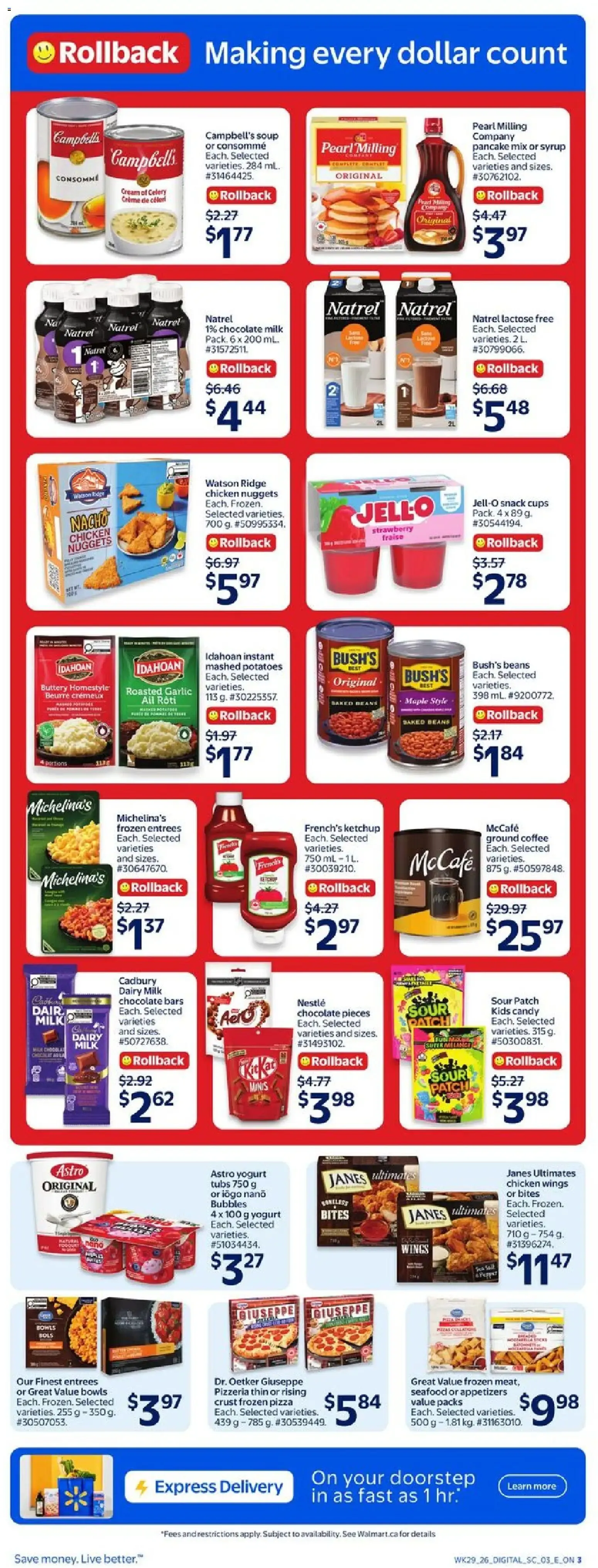 Walmart weekly flyer from Aug 13, 2026 > weekly specials & deals from August 13 to August 19 2026 - flyer page 4
