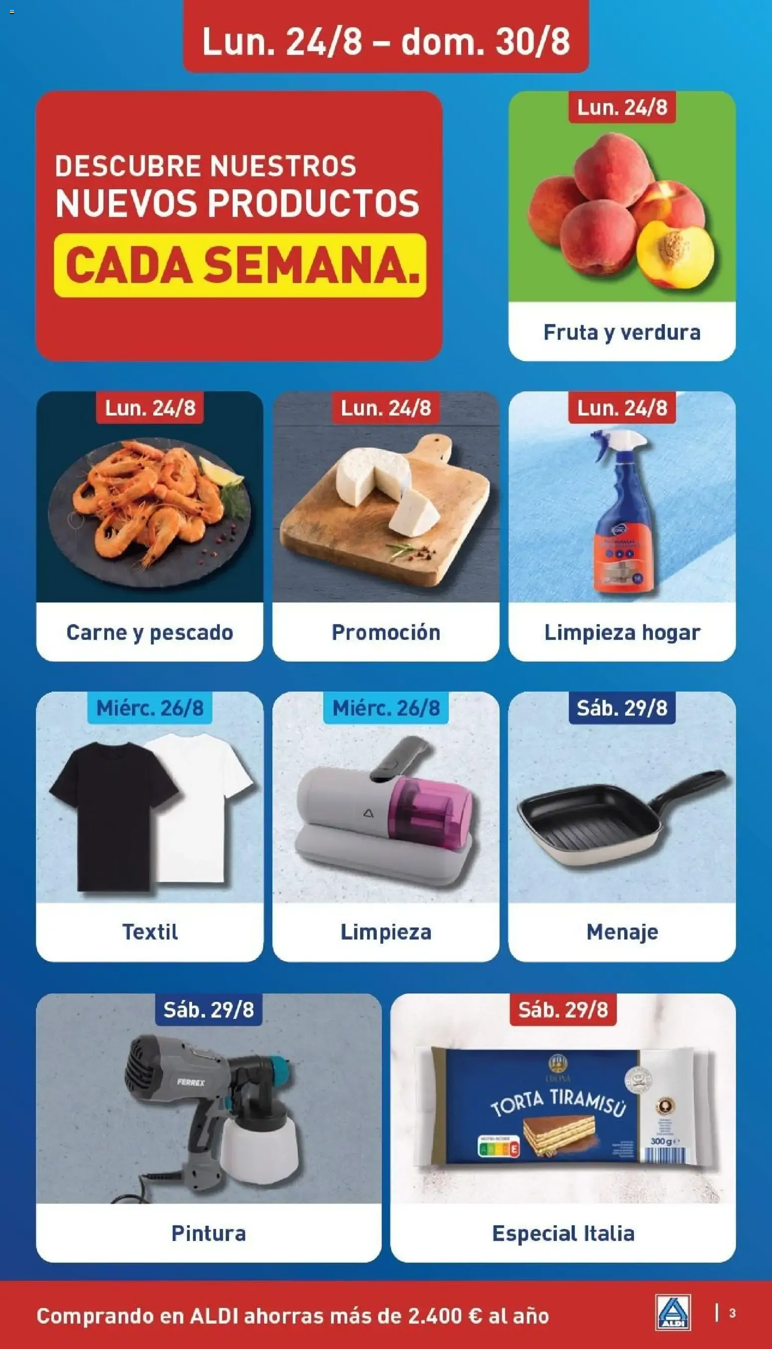 Catálogo de Aldi folleto Baleares del 24/08/2026 | Catálogo 24 de agosto al 30 de agosto 2026 - Página 3