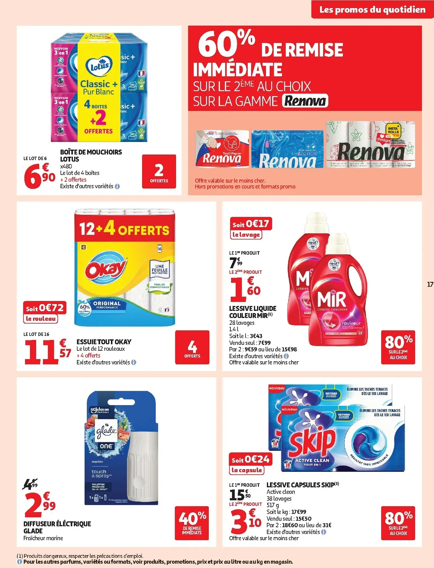 Current Auchan Supermarché leaflet valid from du mardi 20/10/2026 to du samedi 24/10/2026 du 20 octobre au 24 octobre 2026 - Catalogue page 17