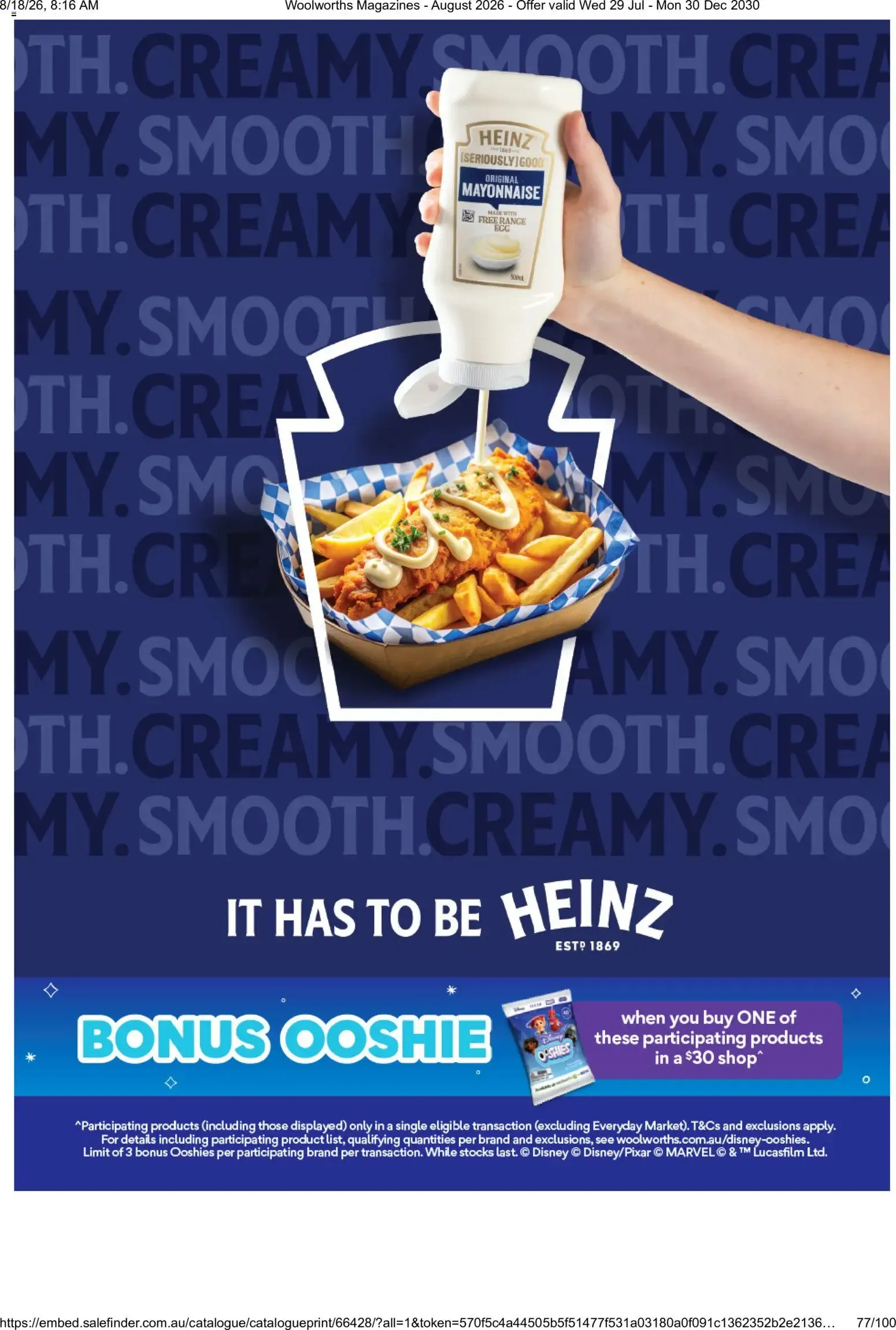 Woolworths Fresh Ideas - August 2026 - Catalogue valid from 29 July to 30 December 2030 - page 77