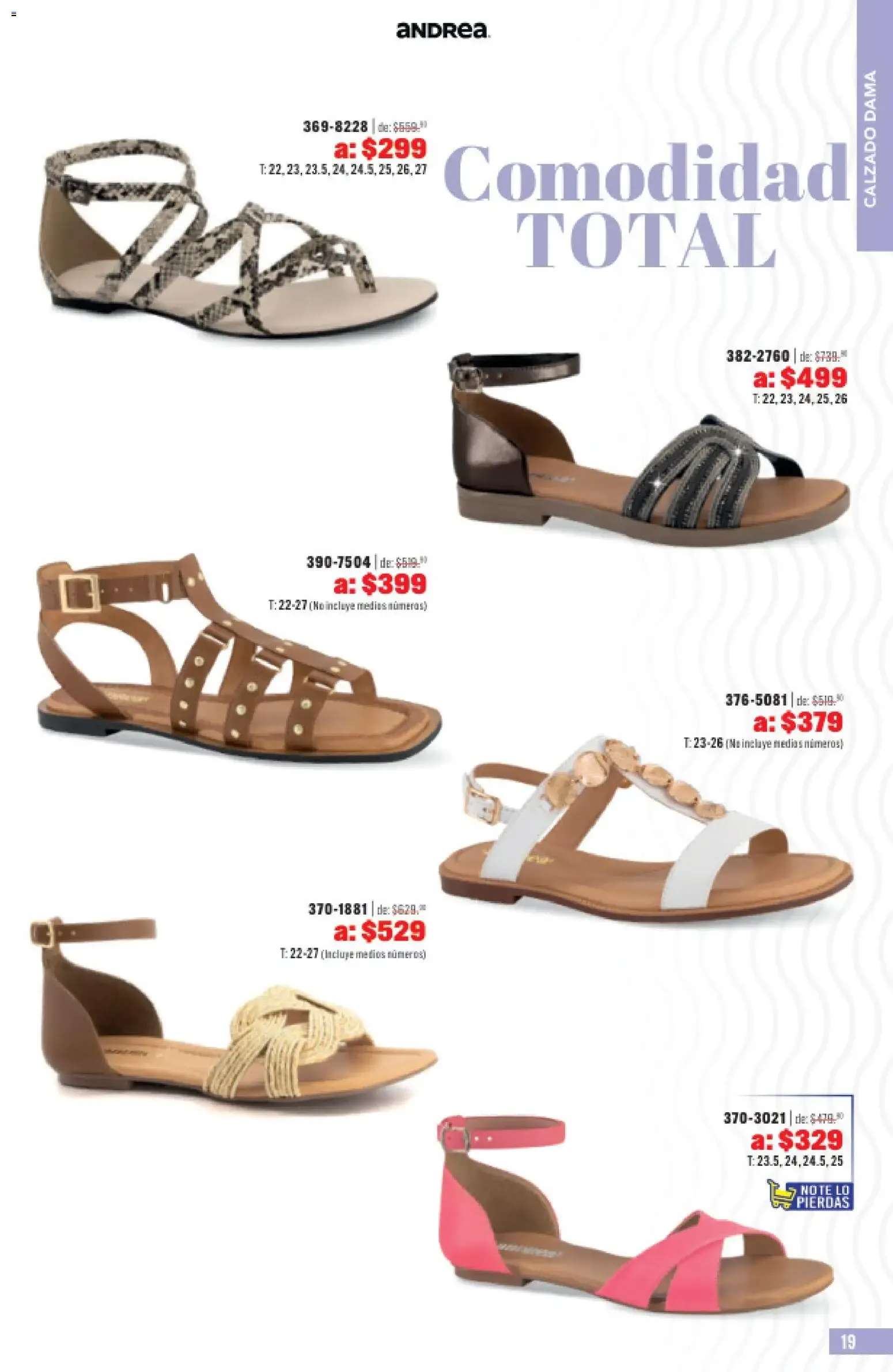 Catálogo de Andrea + Outlet Liquidación Primavera 31 de mayo al 25 de julio 2026 - Pagina 19