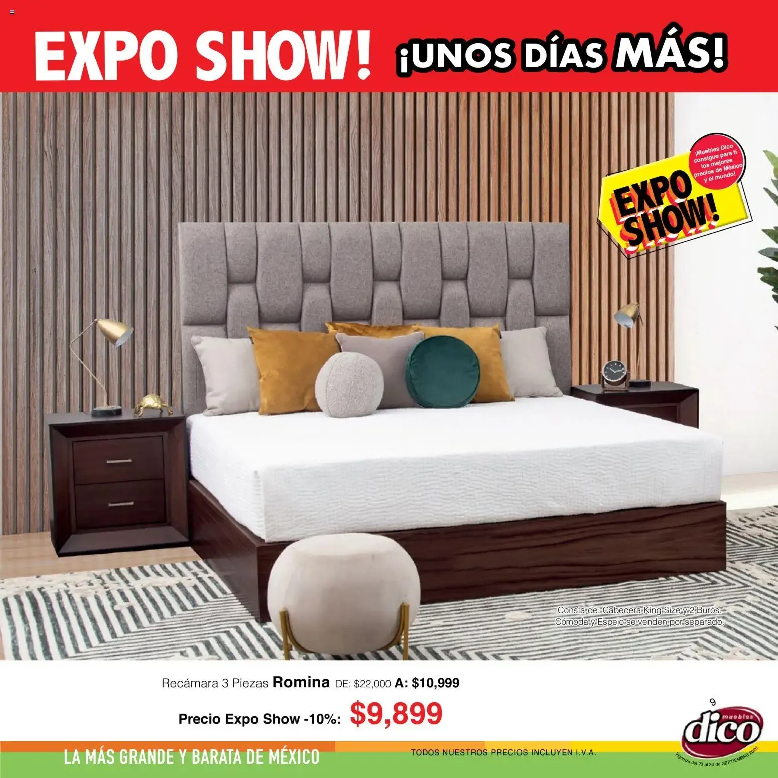 Catálogo de Muebles Dico catálogo Expo show (23/09/2026 - 30/09/2026) - catálogo en línea 23 de septiembre al 30 de septiembre 2026 - Pagina 9