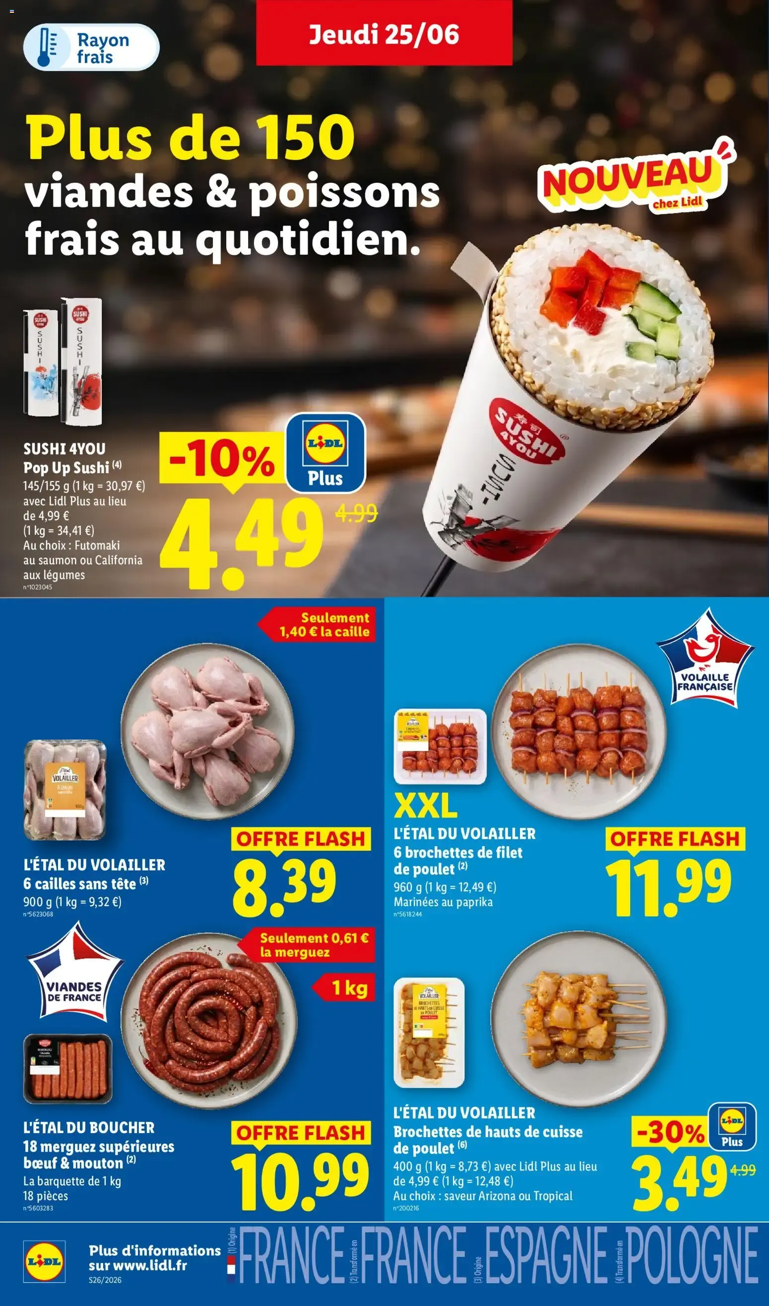 Catalogue LIDL du 25/06/2026 | Promo prospectus en ligne du 25 juin au 1 juillet 2026 - Catalogue page 6