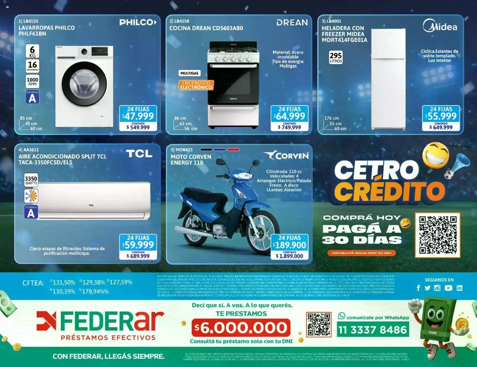 Ofertas de Cetrogar catálogo del 01/07/2026 - 31/07/2026 1 de julio al 31 de julio 2026 - Página 15 del catálogo