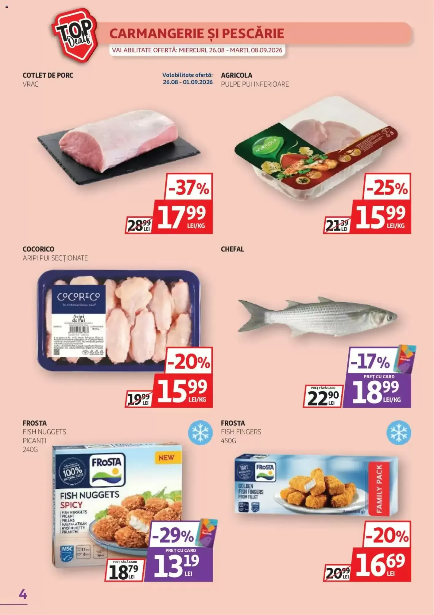 Catalog Catalog Auchan de la 26 august până la 8 septembrie 2026 - Revista Pagina 4