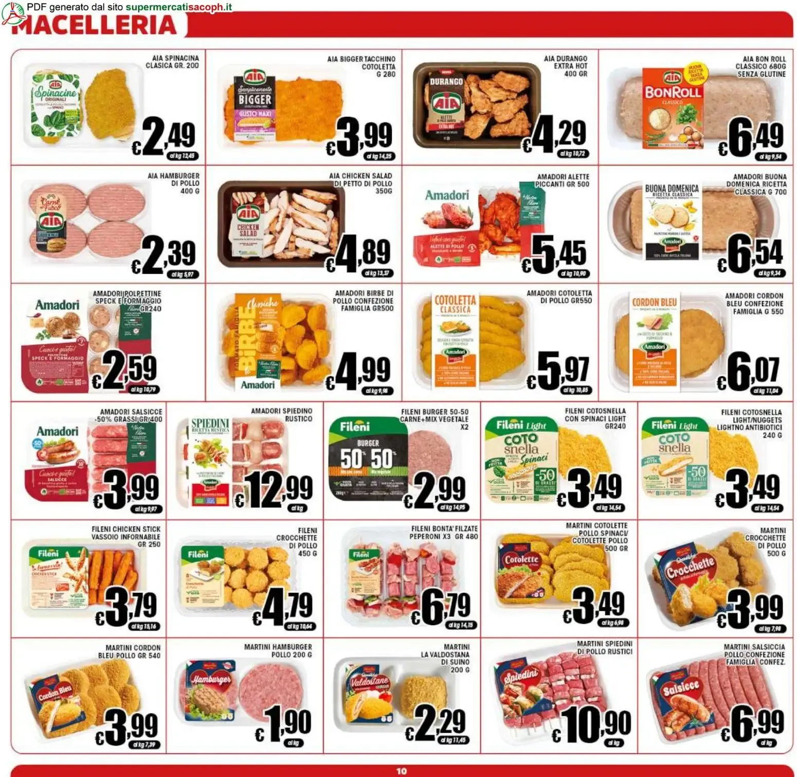 Sacoph volantino dal 31/07/2026 - online Offerte da 31 luglio a 11 agosto di 2026 - Pagina del volantino 10