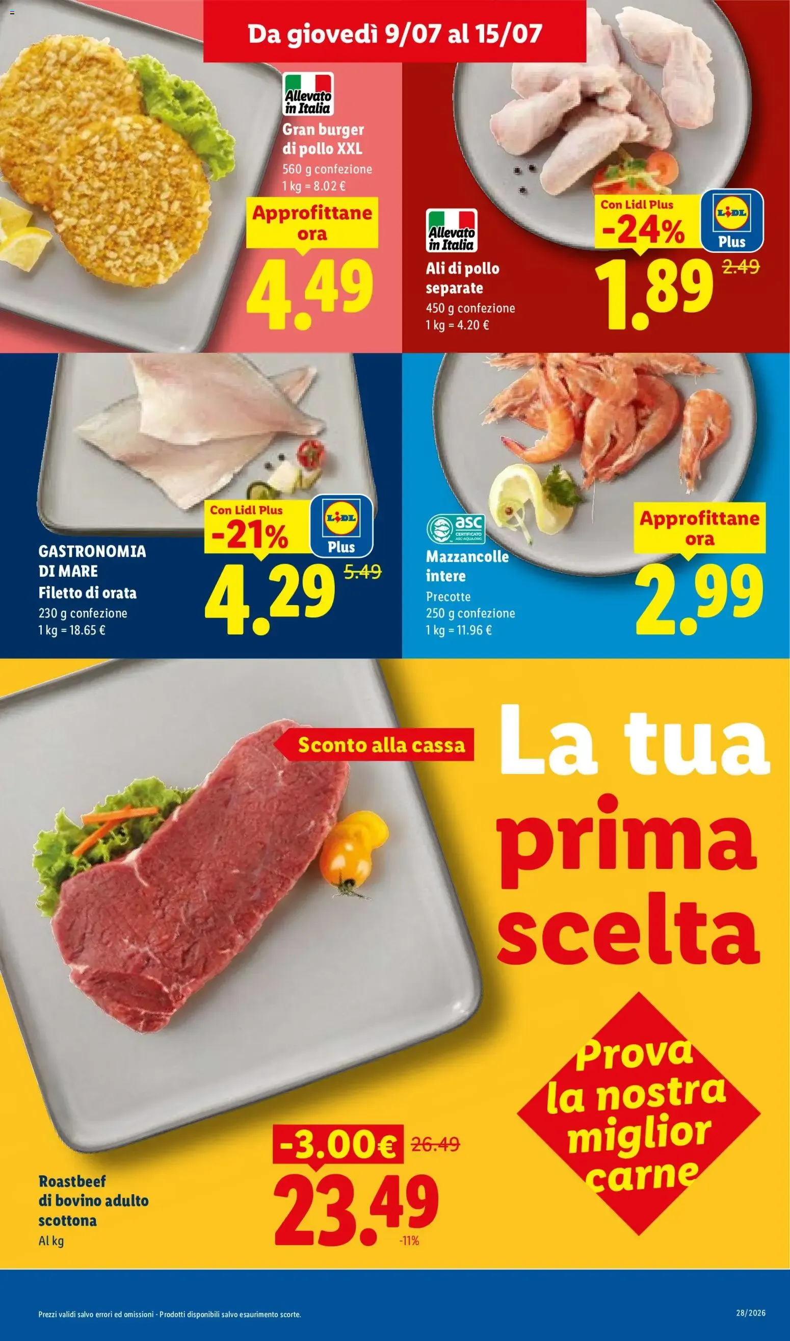 Lidl - L'estate del risparmio da 9 luglio a 15 luglio di 2026 - Pagina del volantino 9