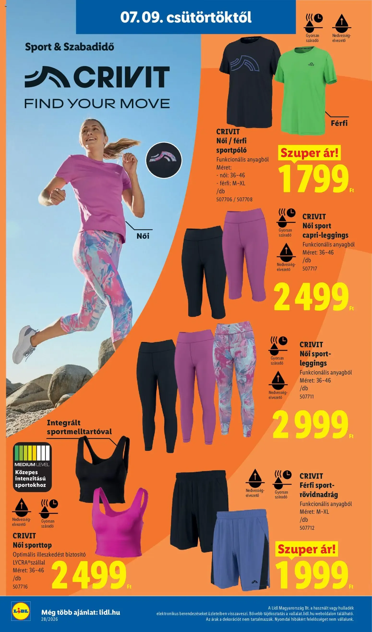 Katalógus Lidl Nonfood kínálatunk - 2026.07.09. -tól/töl > akció, lapozható szórólap 🛍️ július 9.-tól július 15.-ig 2026. - Oldal 8