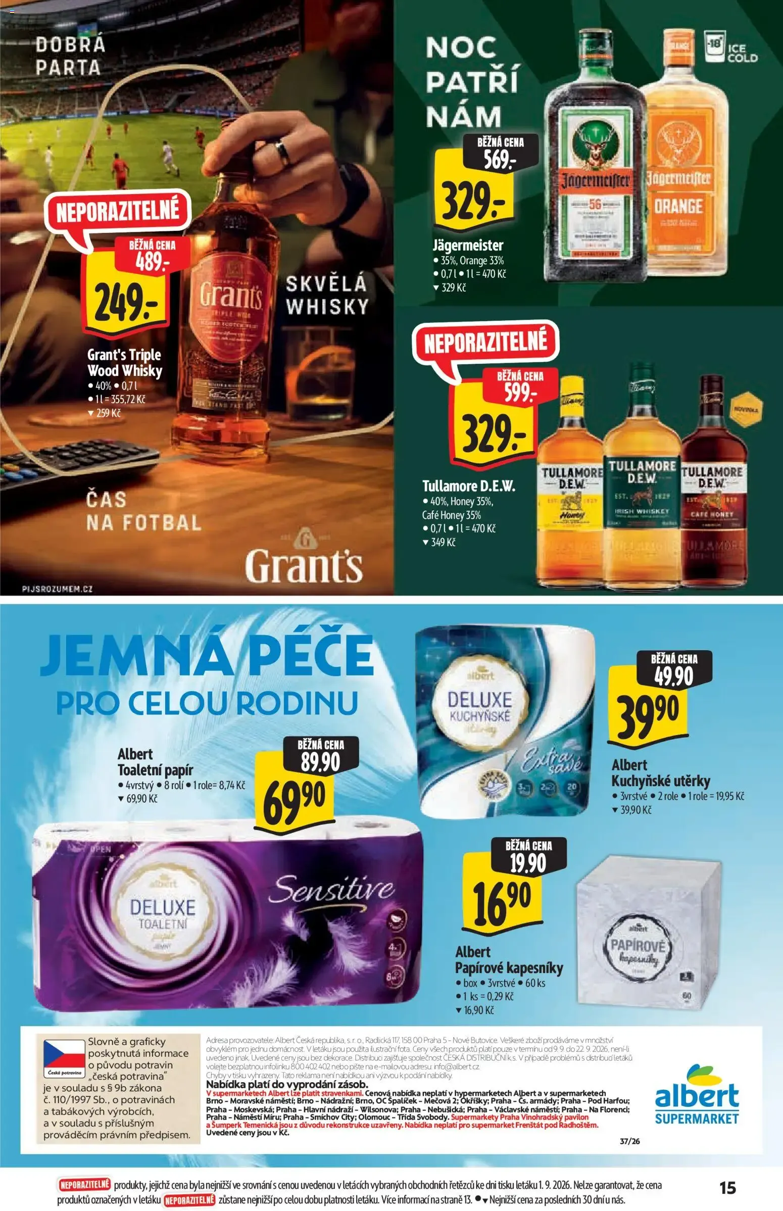 Albert katalog - Supermarket od 09.09.2026 - Akční leták - 9. září 22. září 2026 - Page 15