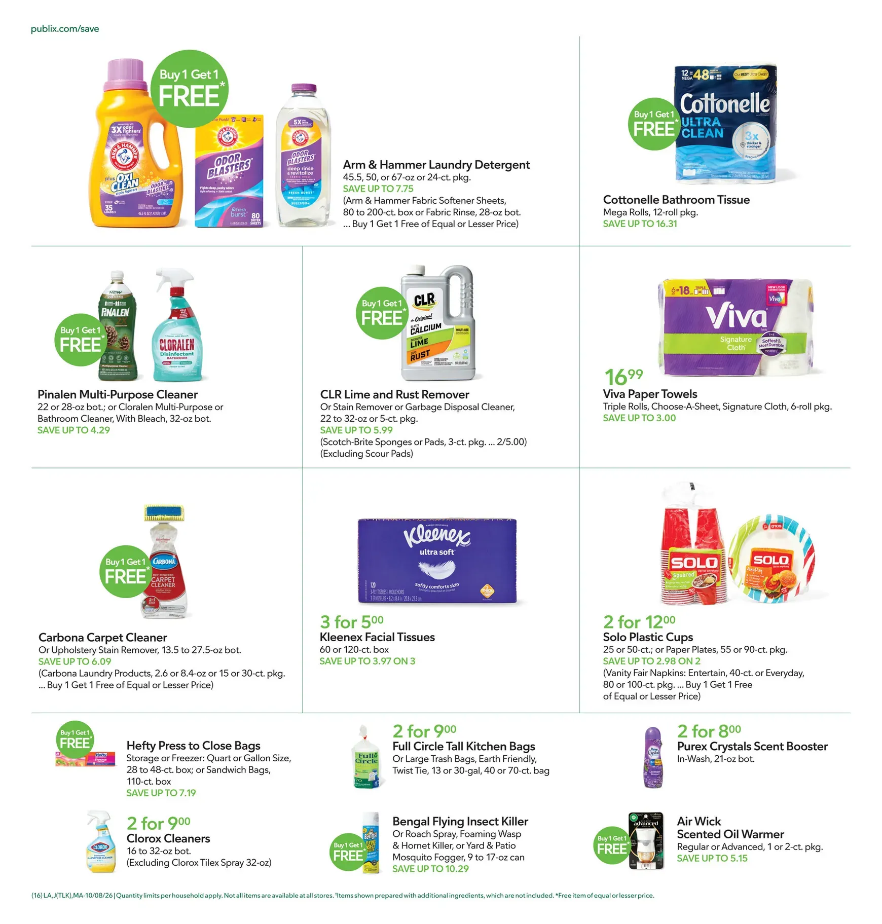 Weekly ad Current Publix leaflet valid from Thursday 10/08/2026 to Wednesday 10/14/2026 from October 8 to October 14 2026 - Page 16