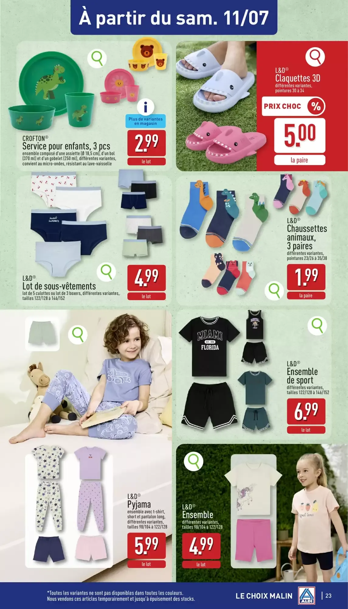 ALDI Dépliant week 28 van 6 juli tot 11 juli 2026 - folder pagina 23