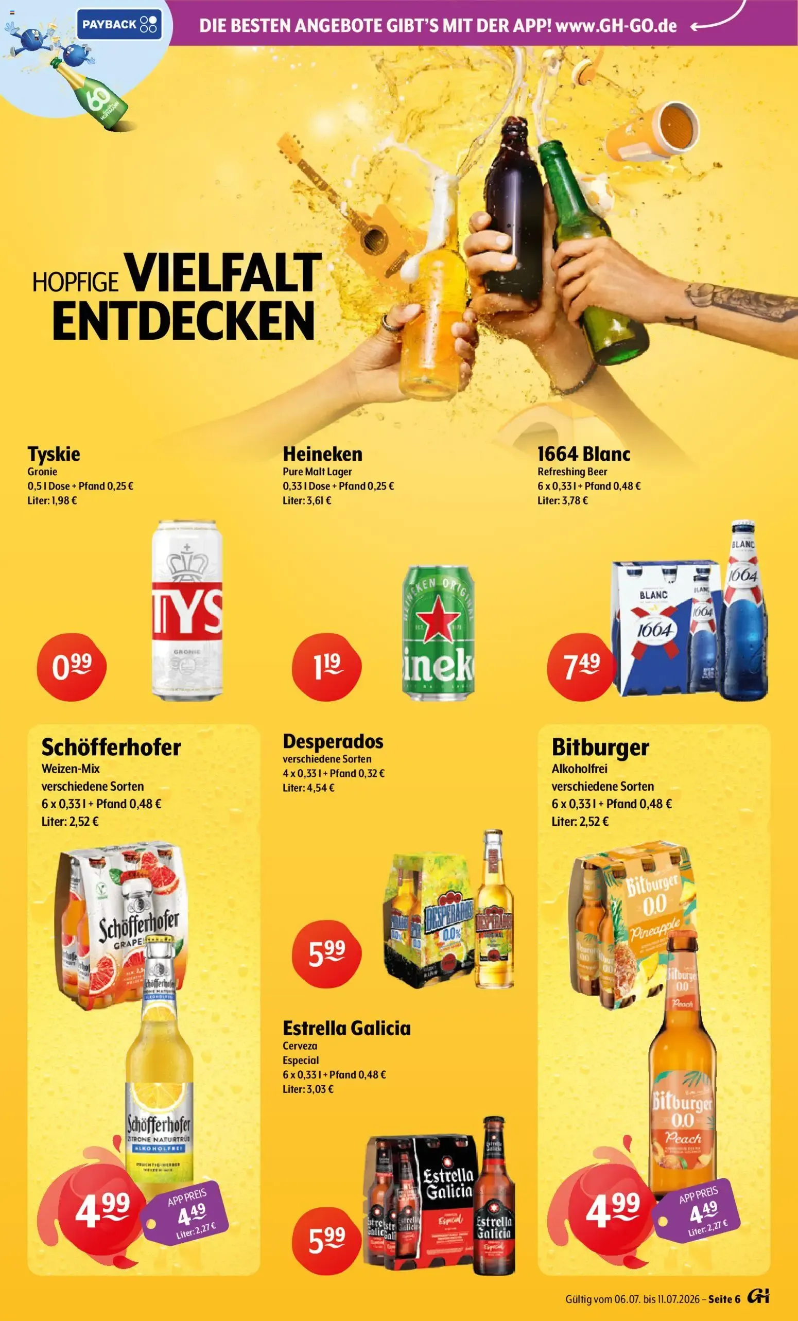 Getränke Hoffmann - Nordrhein - Westfalen (ab 06.07.2026) zum Blättern von 6. Juli bis 11. Juli 2026 - Prospekt seite 6