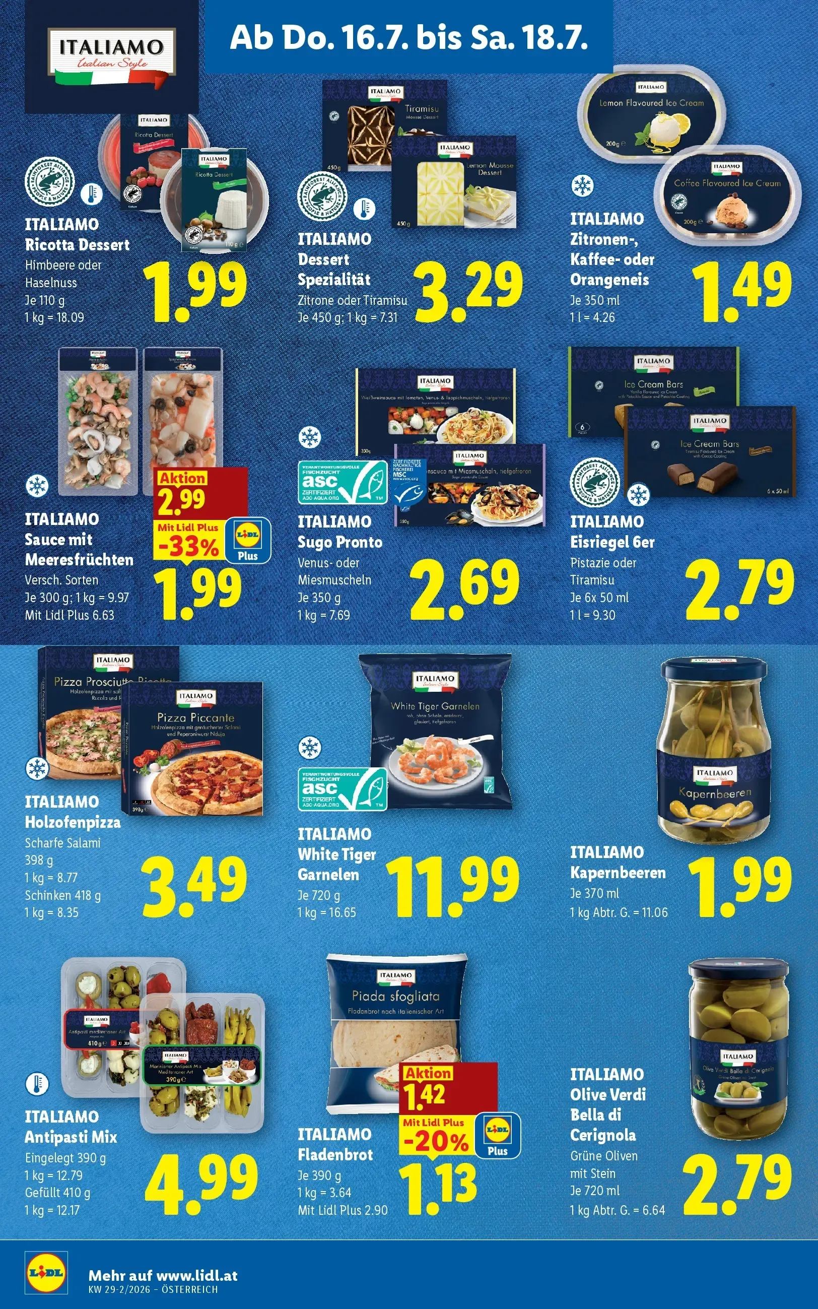 Lidl - Lidl ab 15.07.2026 - Angebote ab donnerstag von 16. Juli bis 18. Juli 2026 - Flugblätt seite 16