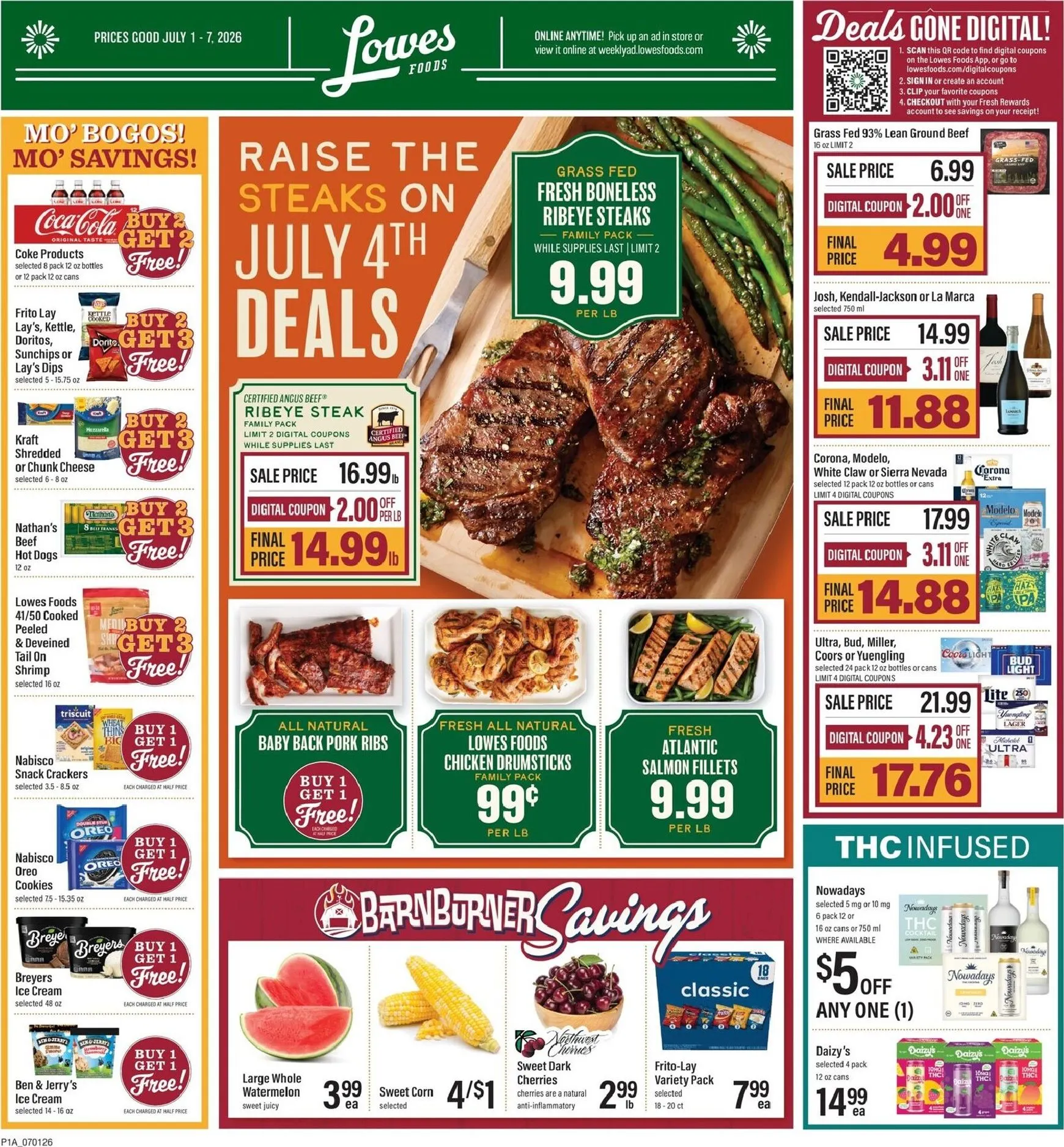 Lowes Foods - July 4th Deals