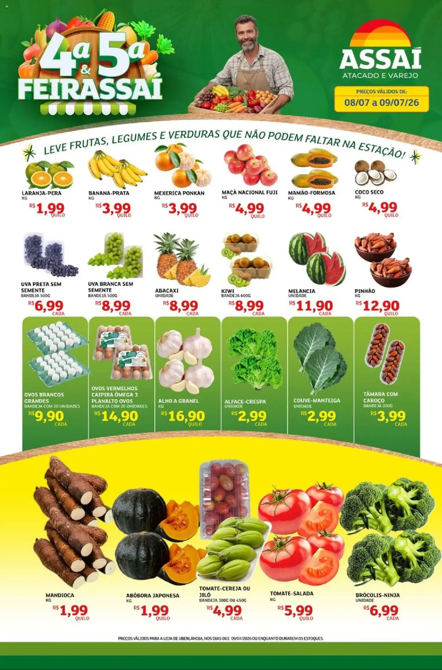 Encarte de Assaí Atacadista ofertas - MG de 08/07/2026 | Promoções Online 8 de julho até 9 de julho 2026 - Pagina 1