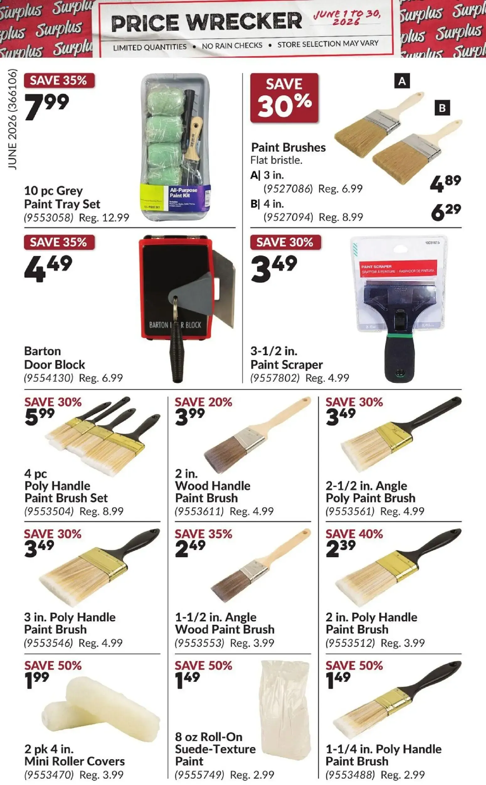 Princess Auto flyer - Price Wrecker from Jun 1, 2026 > weekly specials & deals from June 1 to June 30 2026 - flyer page 12