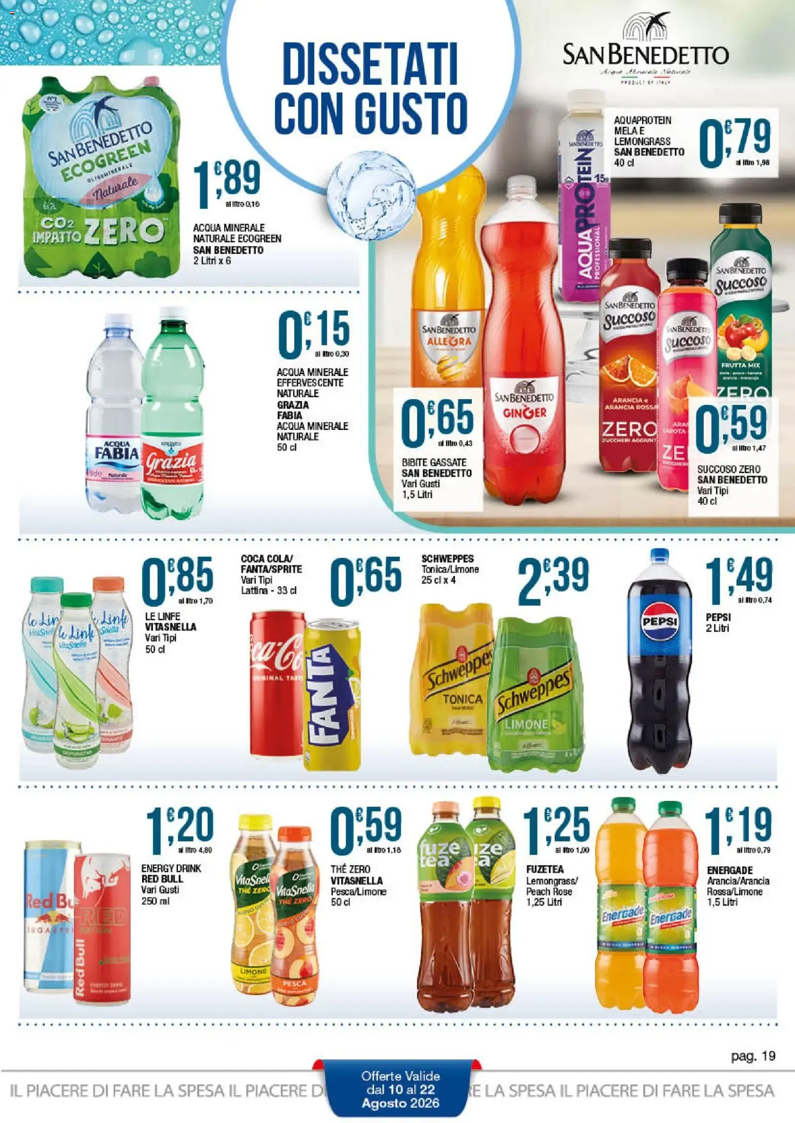 Sidis volantino dal 10/08/2026 - online Offerte da 10 agosto a 22 agosto di 2026 - Pagina del volantino 19