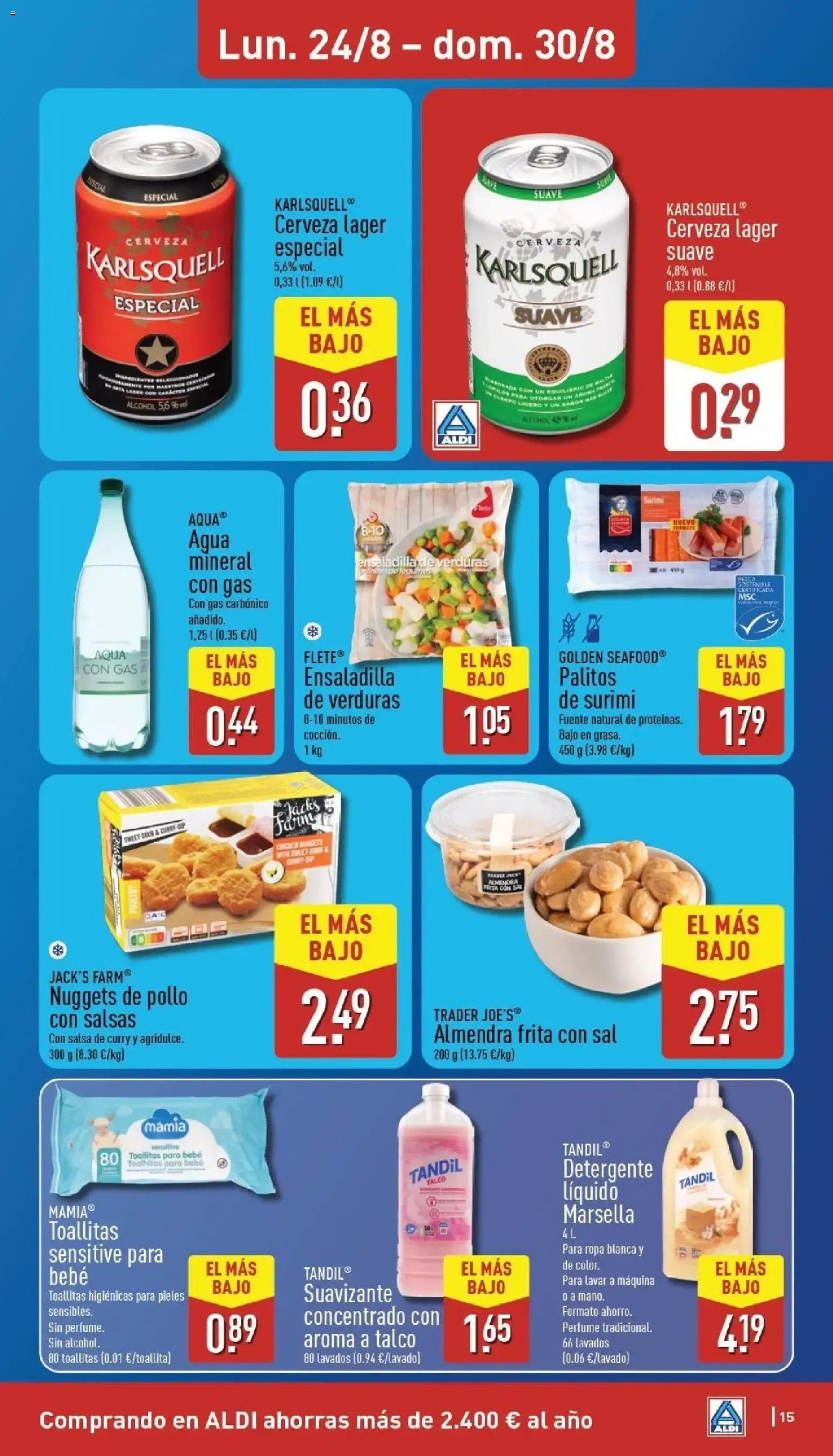 Catálogo de Aldi folleto Canarias del 24/08/2026 | Catálogo 24 de agosto al 30 de agosto 2026 - Página 15