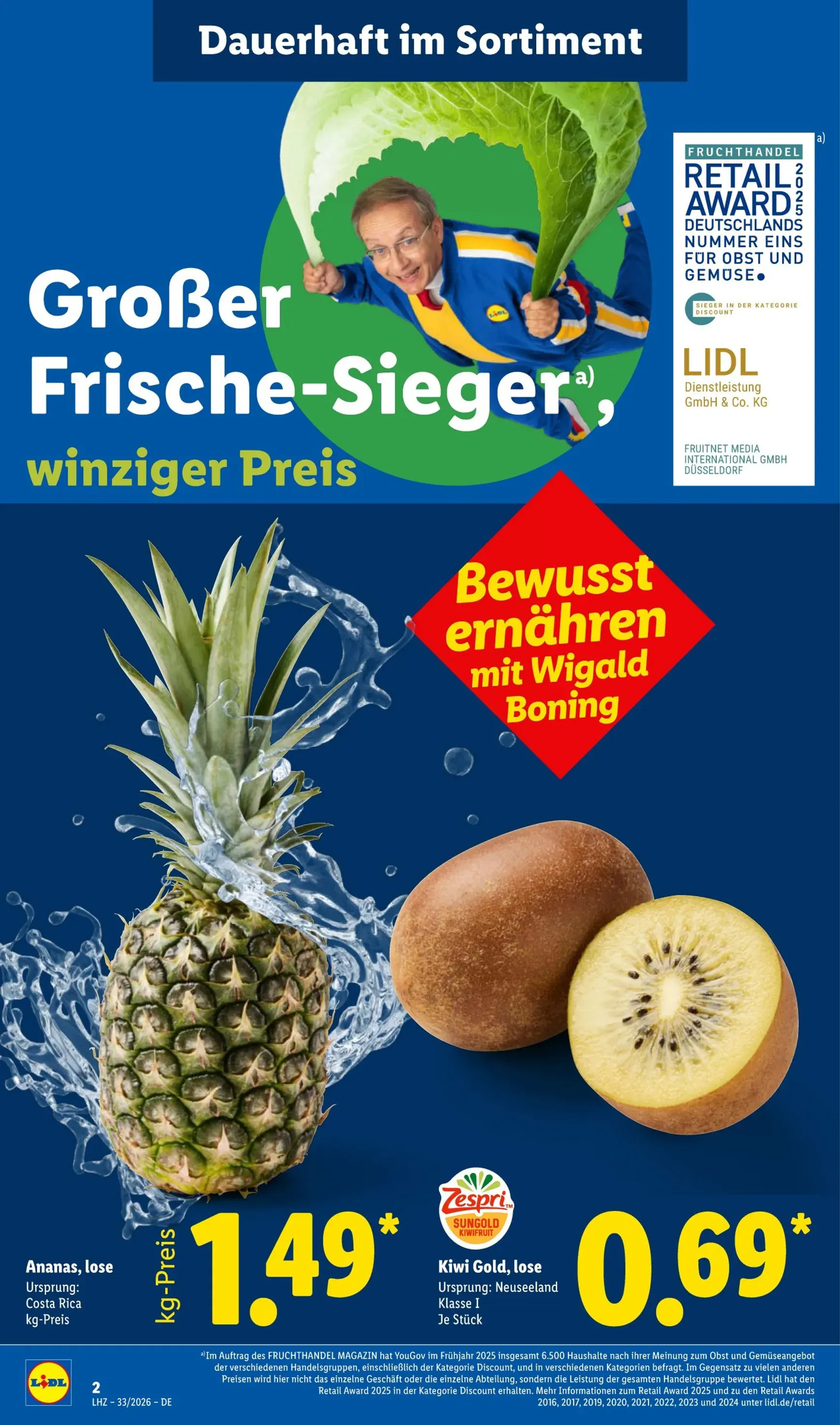 Lidl - Sparen beim Preisführer von 10. August bis 15. August 2026 - Prospekt seite 2