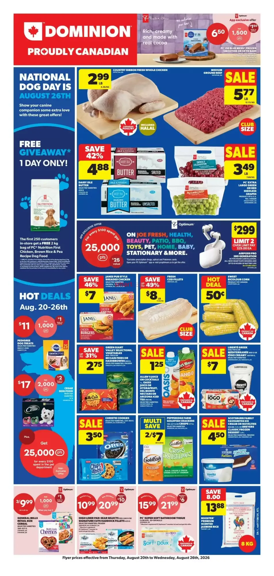Dominion flyer week 34 from August 20 to August 26 2026 - flyer page 1