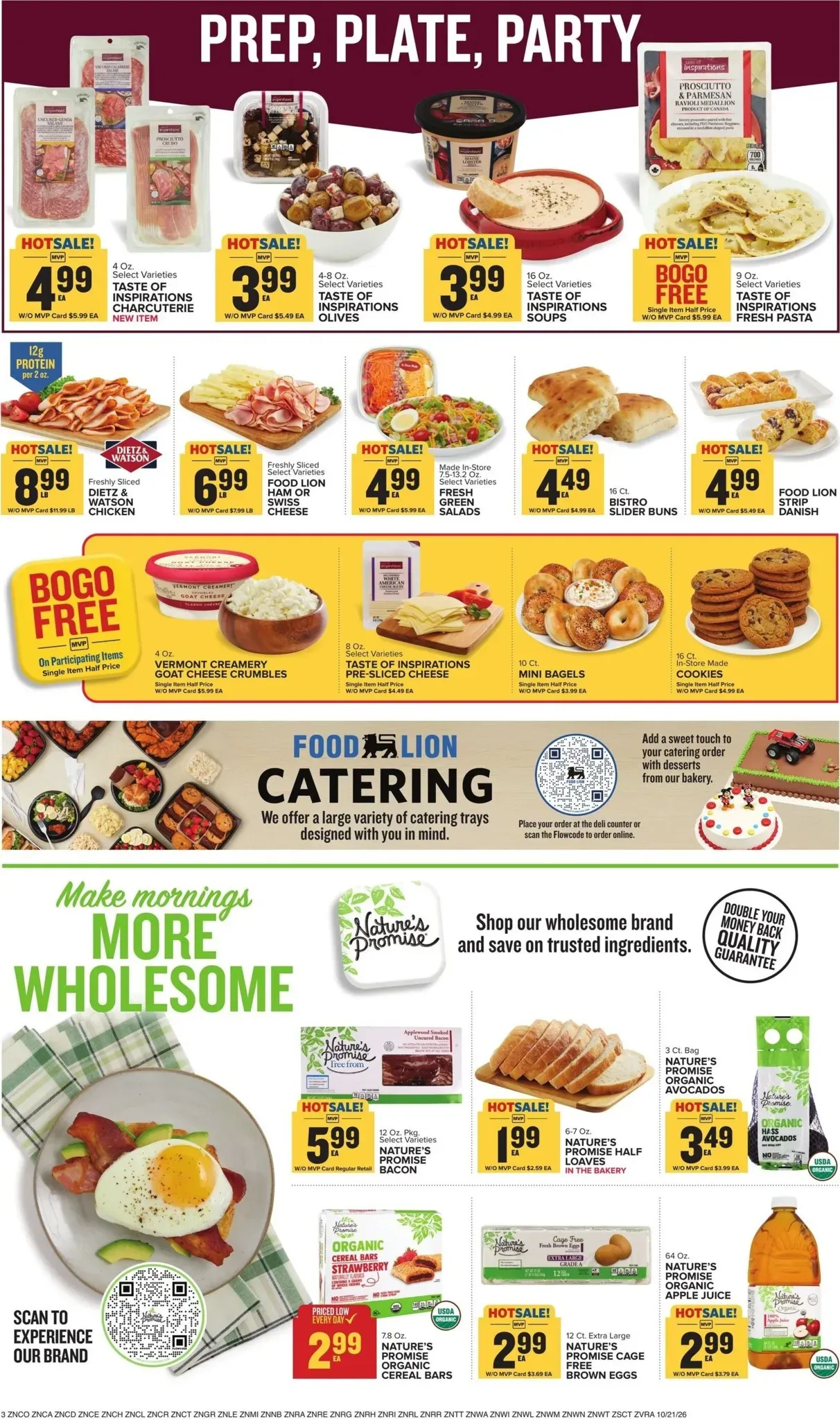 Weekly promotion Current Food Lion leaflet valid from Wednesday 10/21/2026 to Tuesday 10/27/2026 spanning from October 21 to October 27 2026 - Page 6 for Catalogue 365