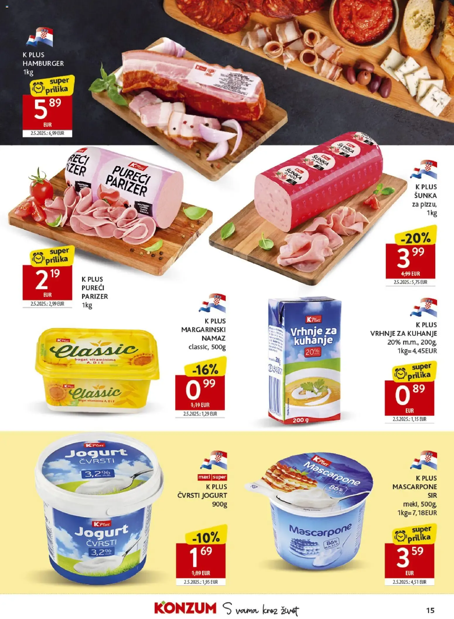 Katalog Konzum Katalog novi od 14.10.2026 na listanje > letak digitalni od 14. listopada do 20. listopada 2026. - Pregled Stranica 15