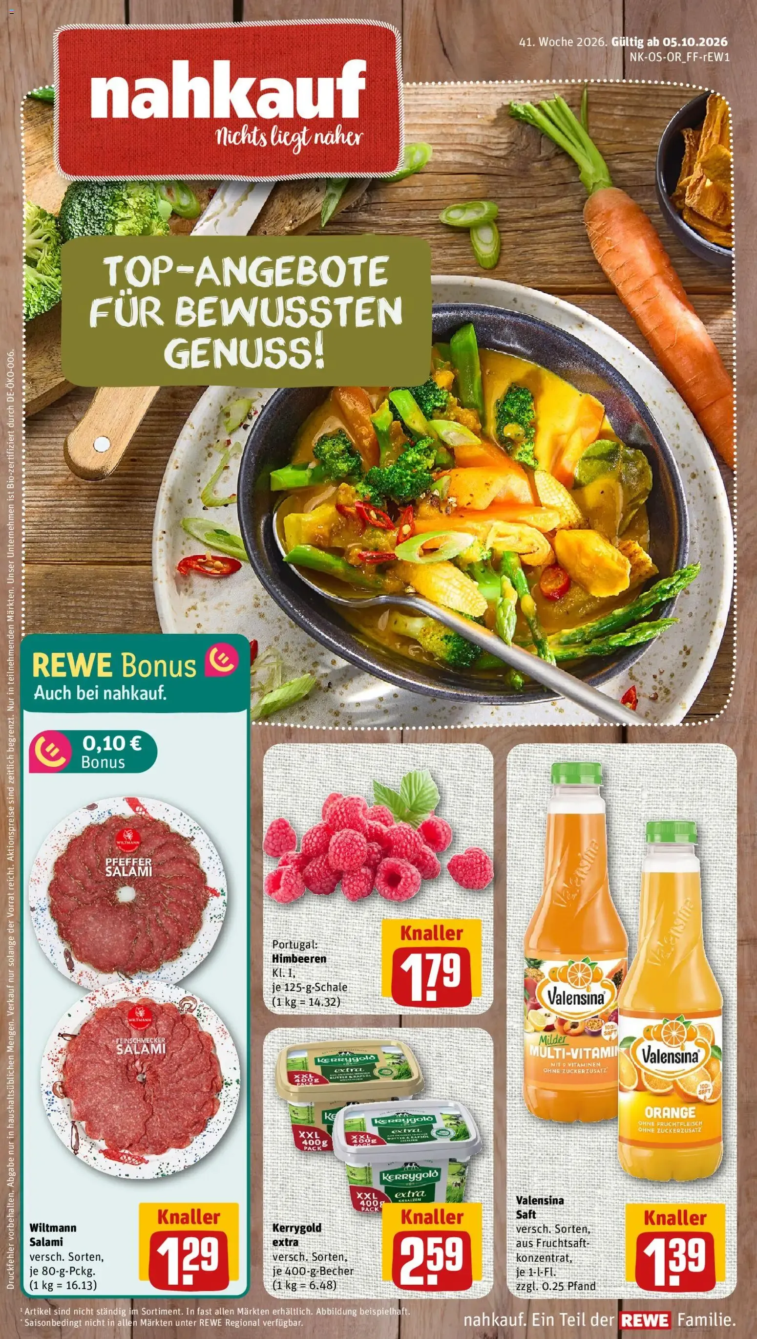 Nahkauf Prospekt (ab 05.10.2026) zum Blättern