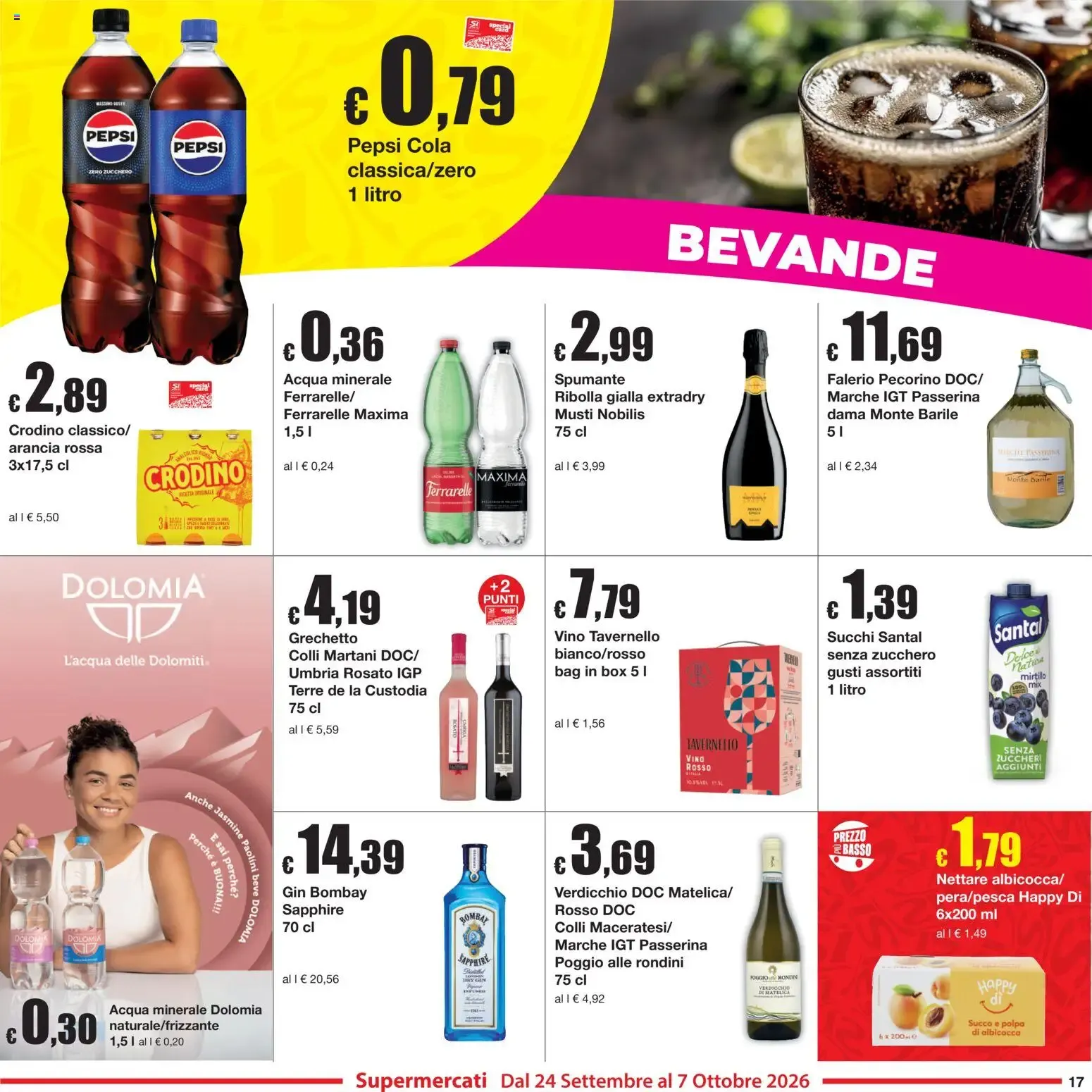 Sì con Te volantino dal 24/09/2026 - online Offerte da 24 settembre a 7 ottobre di 2026 - Pagina del volantino 17